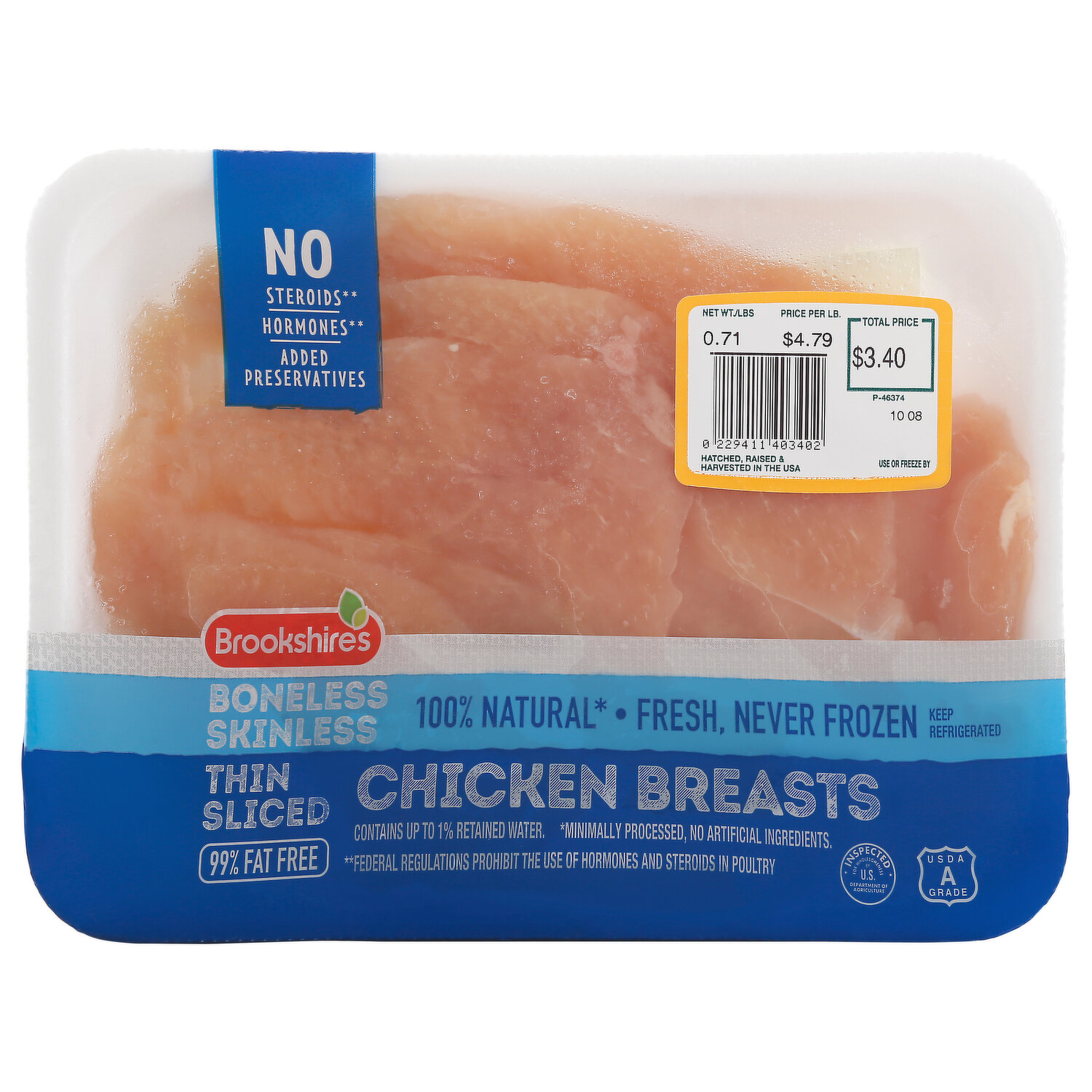 WHOLE FOODS MARKET™ Boneless Skinless Chicken Breast, 1 lb $4.99/lb