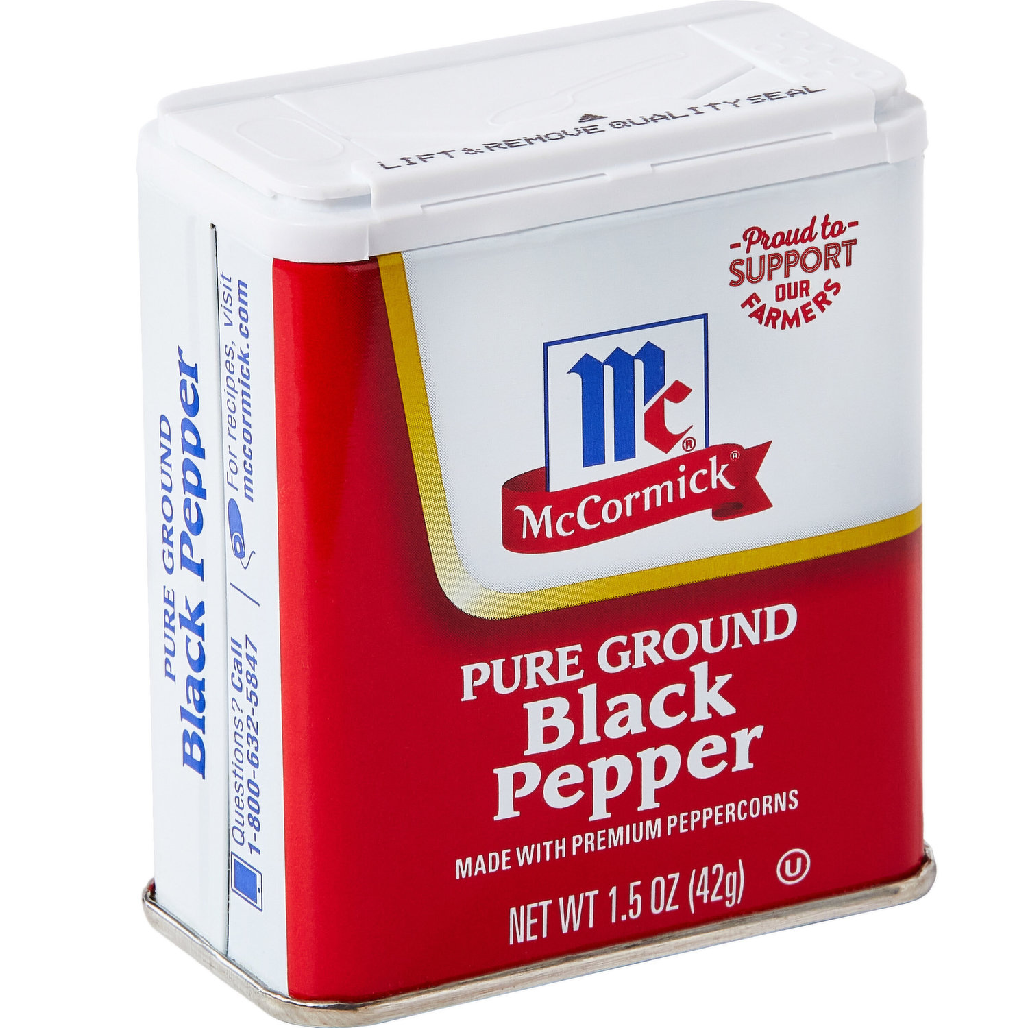 McCormick Black Peppercorn Grinder, 2.5 oz