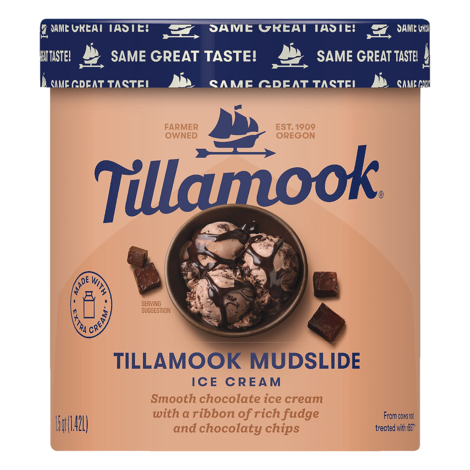 Tillamook Ice Cream, Mint Chocolate Chip - Super 1 Foods