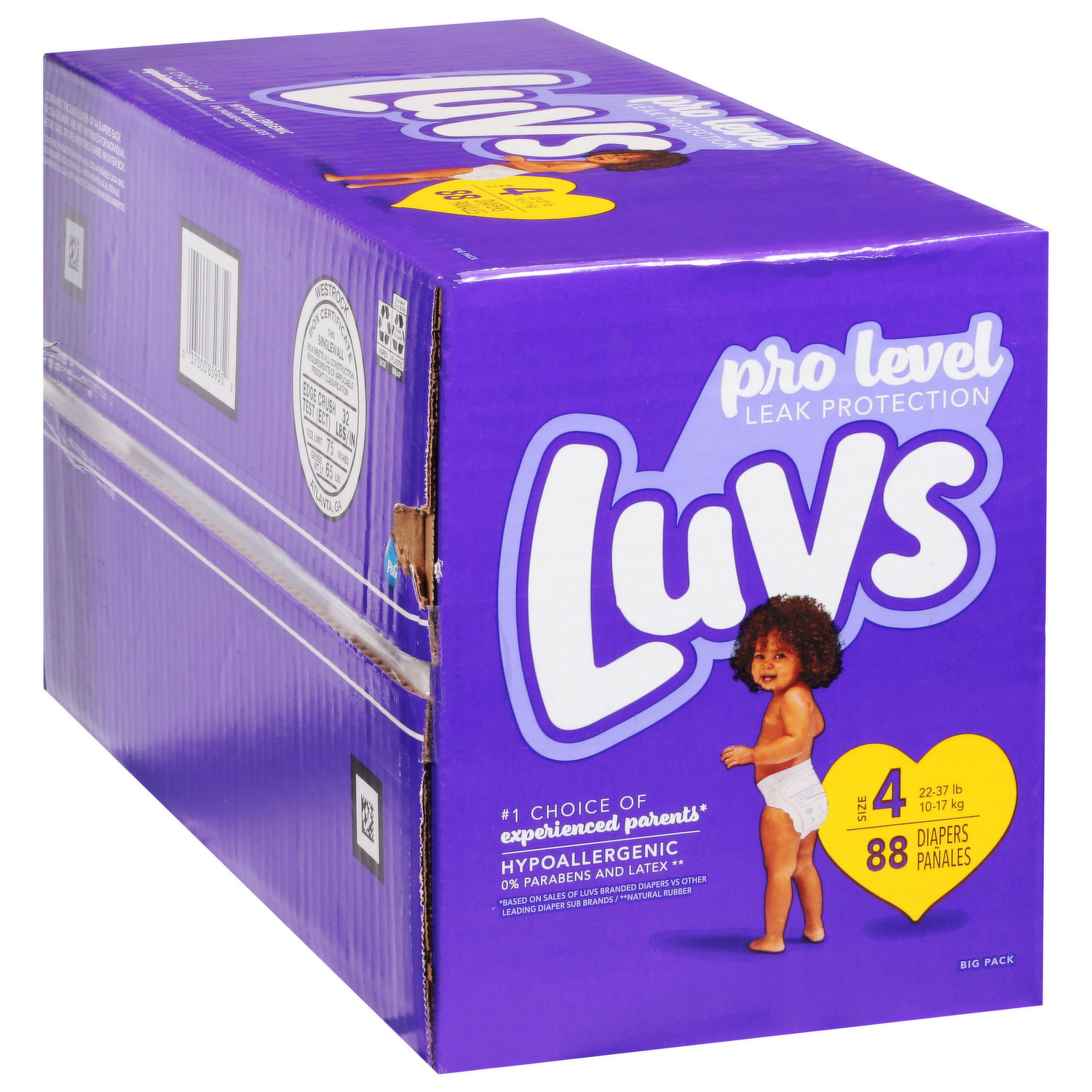 Luvs Diapers, Size 7 (Over 41 lbs)