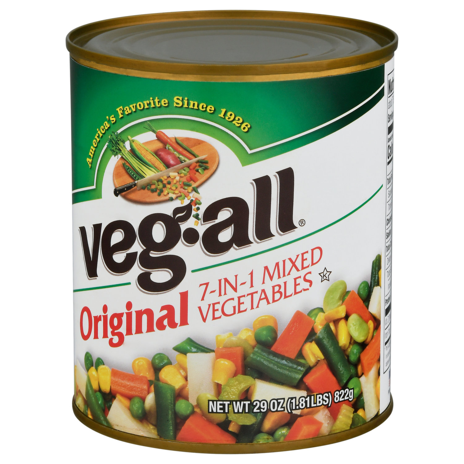 Veg-All Homestyle Large Cut Canned Vegetables, 29 oz Can