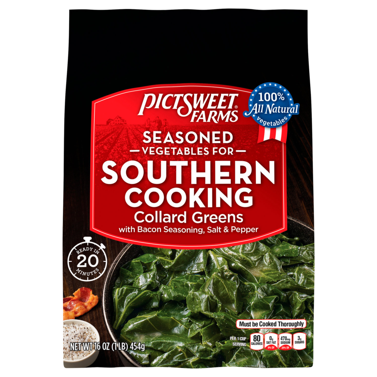 Collard Green Natural Smoke All Vegtable Seasoning (Free Gift with