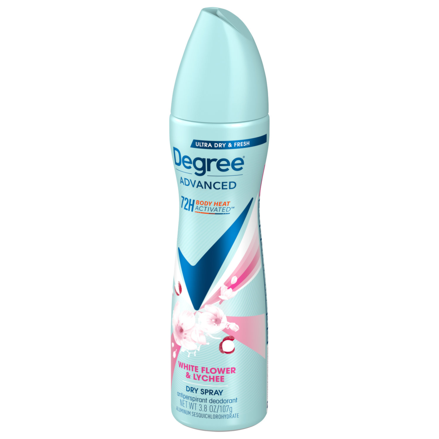 Degree Antiperspirant Deodorant, White Flowers & Lychee, Dry Spray -  Brookshire's