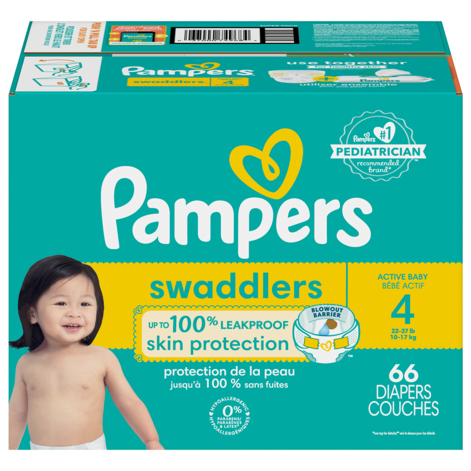 Pampers Diapers, Baby-Dry, 3 (16-28 lb), Super Pack