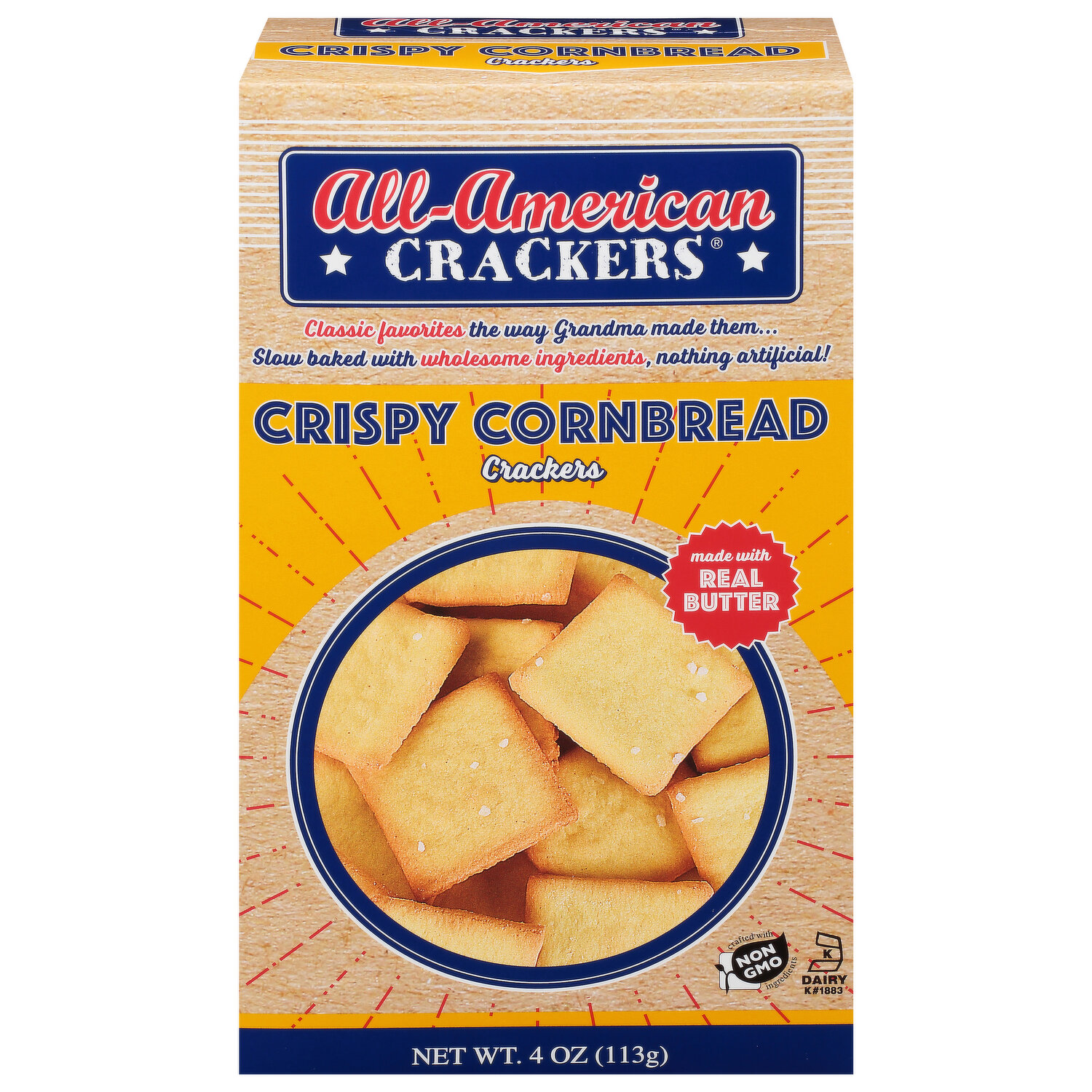 All-American Crackers Crackers, Sweet Butter