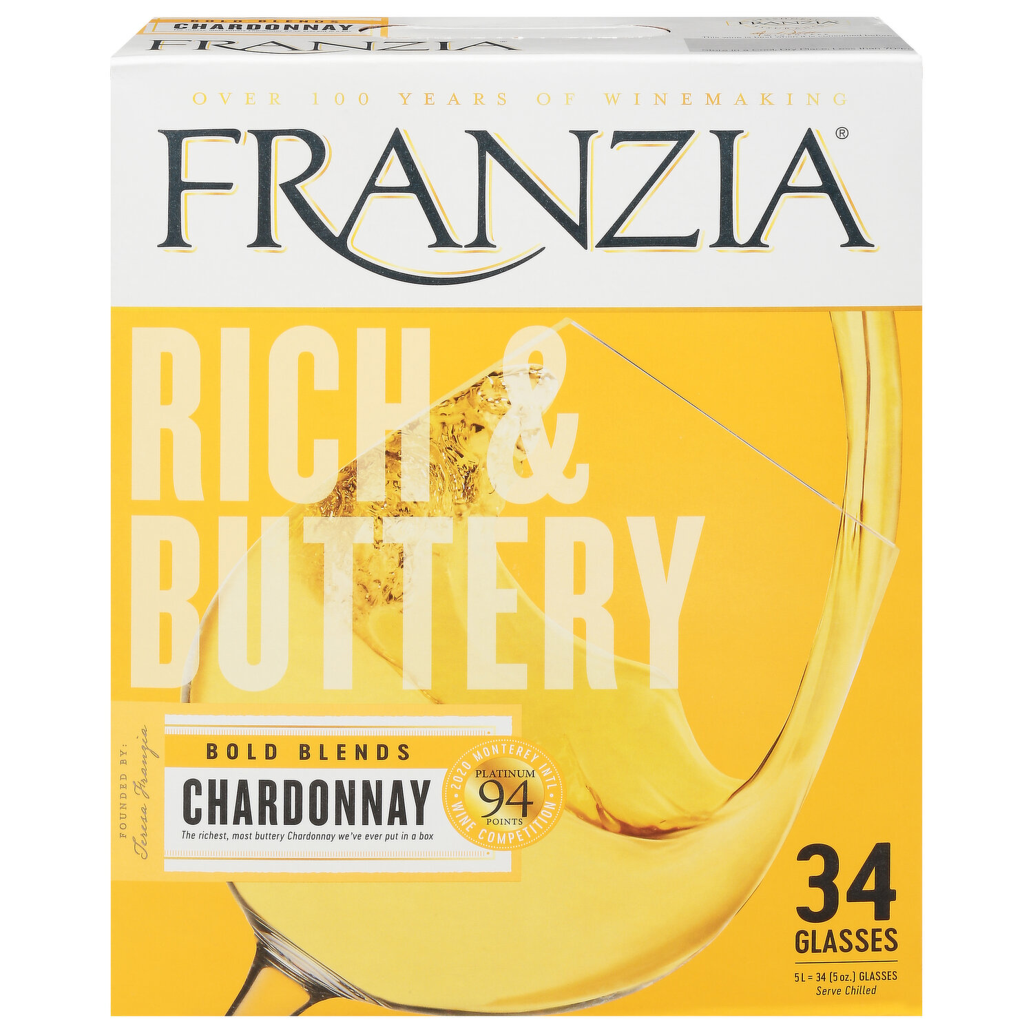 Franzia Crisp White House Favorites White Wine, 5 L Bag In Box