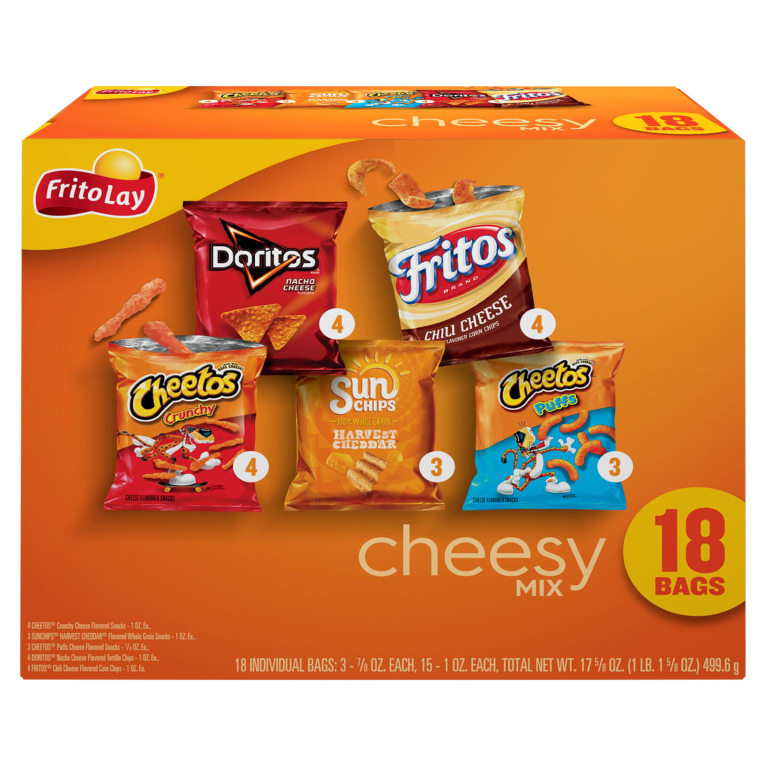 Cheetos Cheese Flavored Snacks, Crunchy, Snacks, Chips & Dips