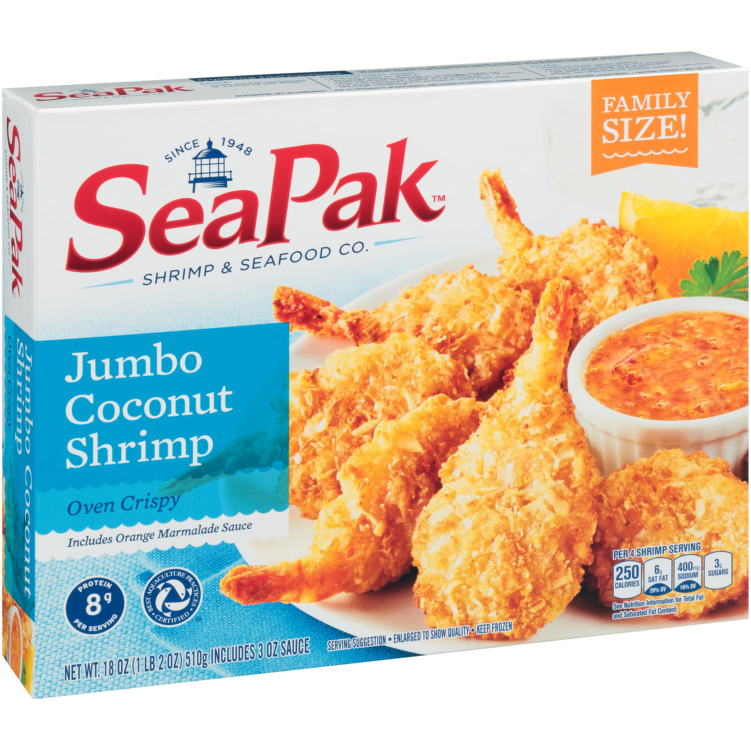 SeaPak Jumbo Popcorn Shrimp (2.5 lbs.)