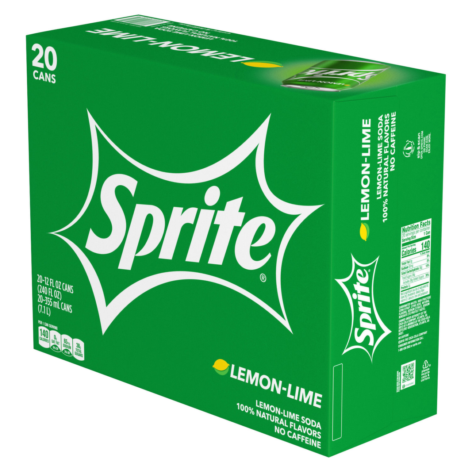 Sprite Lemon Lime Soda Soft Drinks