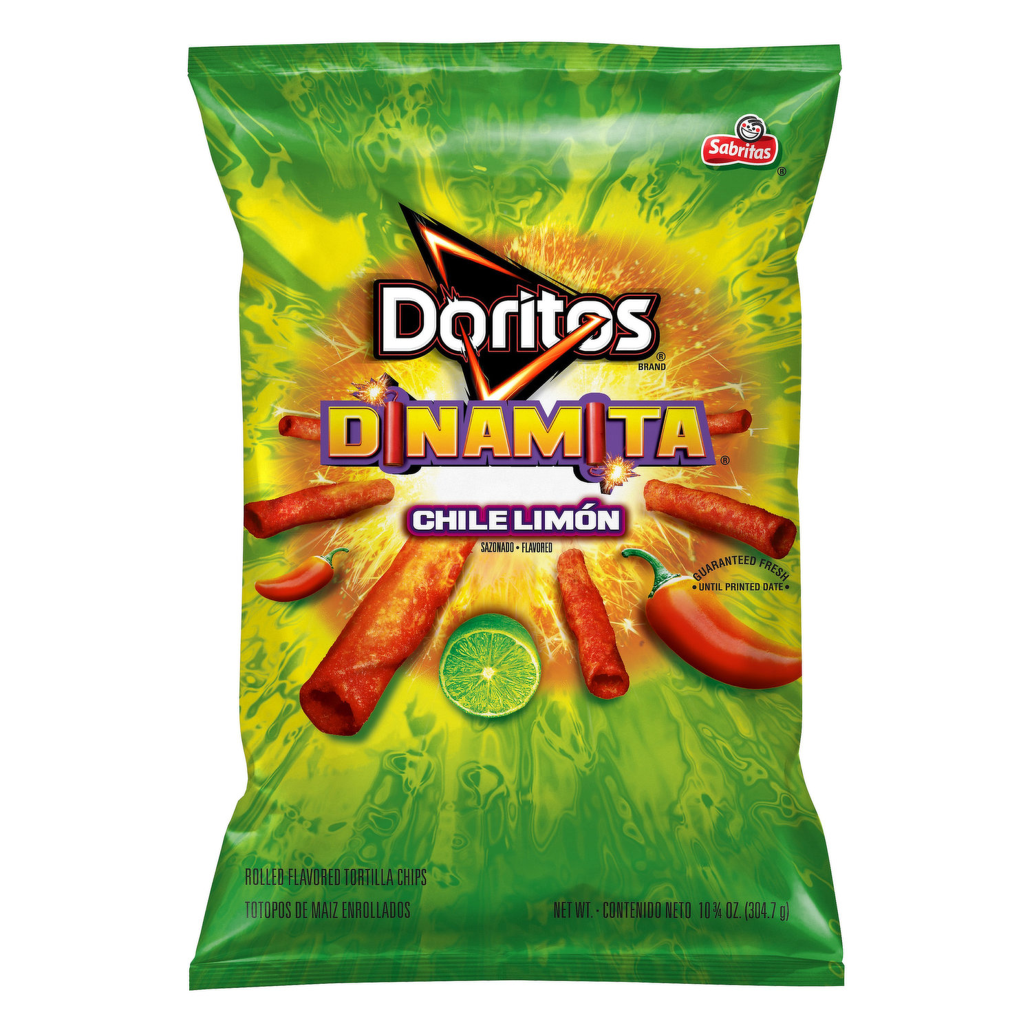 Doritos Tortilla Chips Chile Limon Flavored