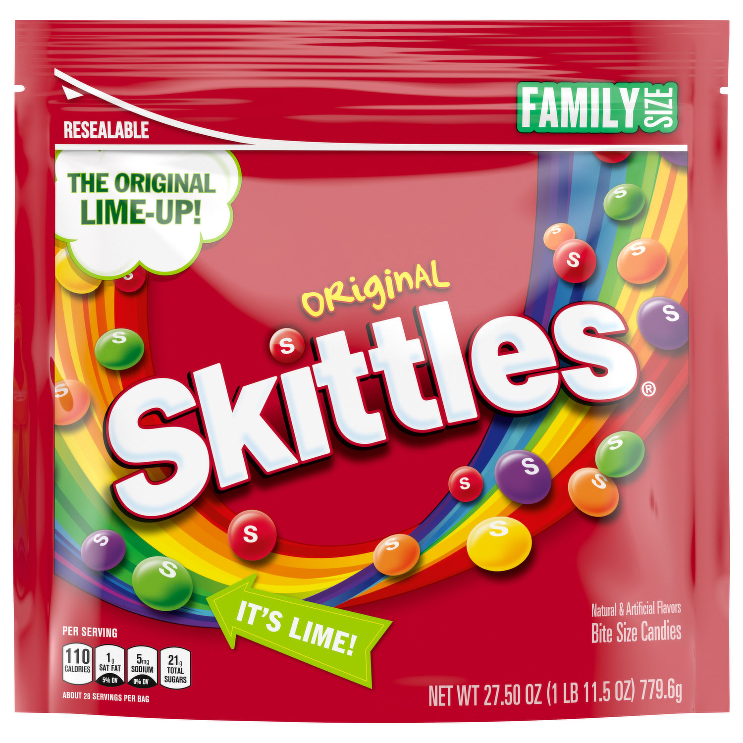 SKITTLES Tropical Candy Single Pack, 2.17 oz