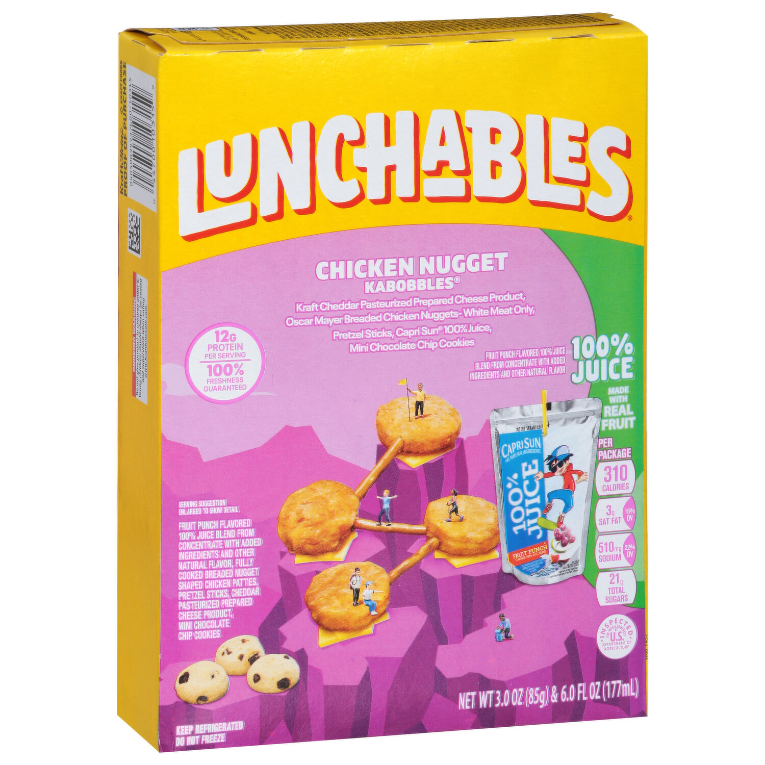 Lunchables Lunch Combinations, Chicken Strips, Boxed Meals