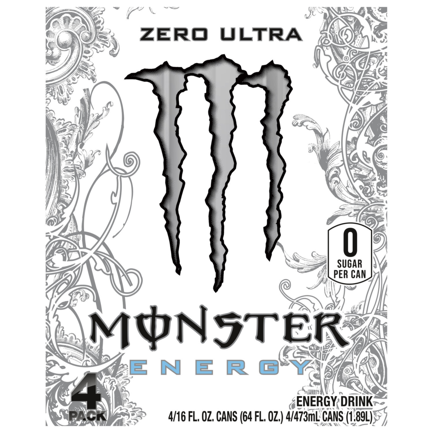 Monster Energy, Ultra Peachy Keen, Sugar Free Energy Drink, 12 fl oz, 6pk