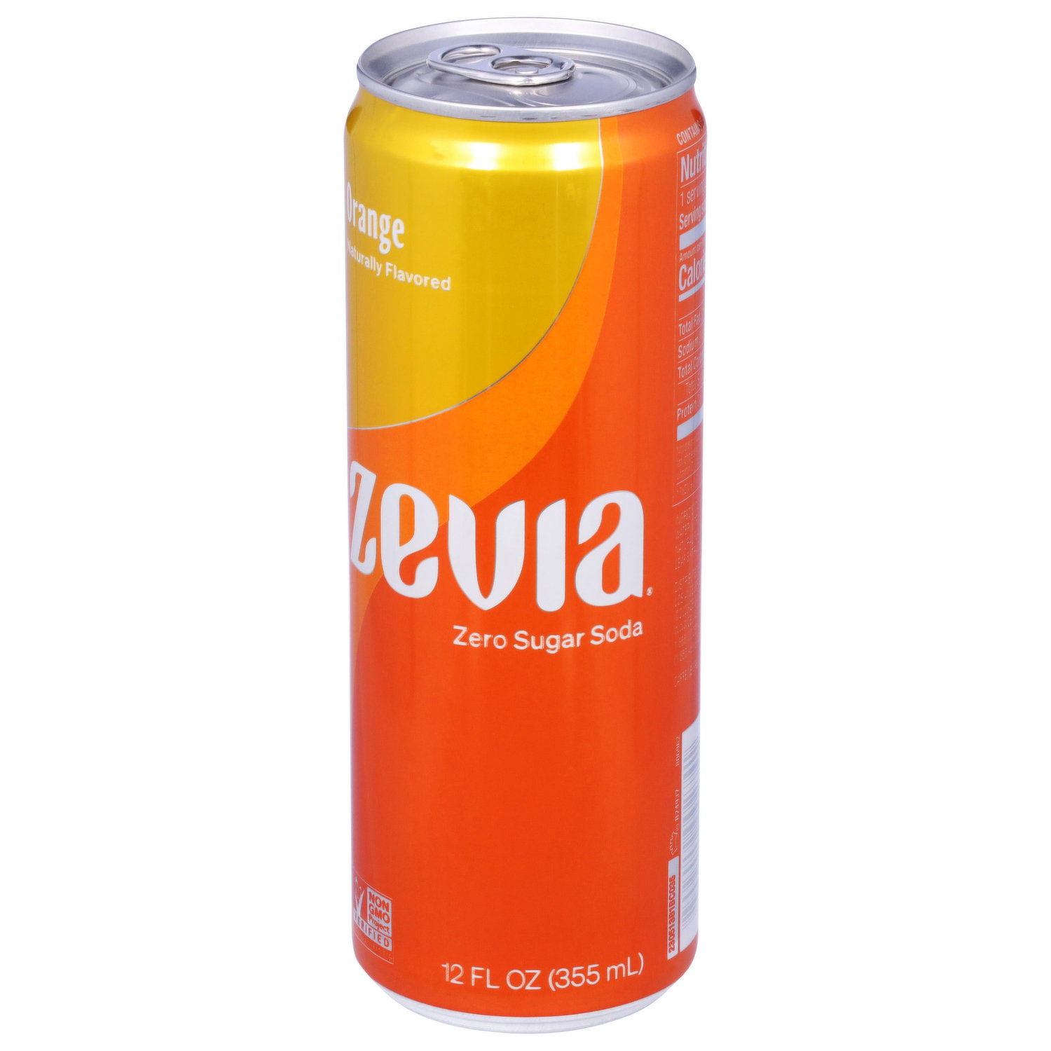 Zevia Soda, Zero Sugar, Orange - Brookshire's