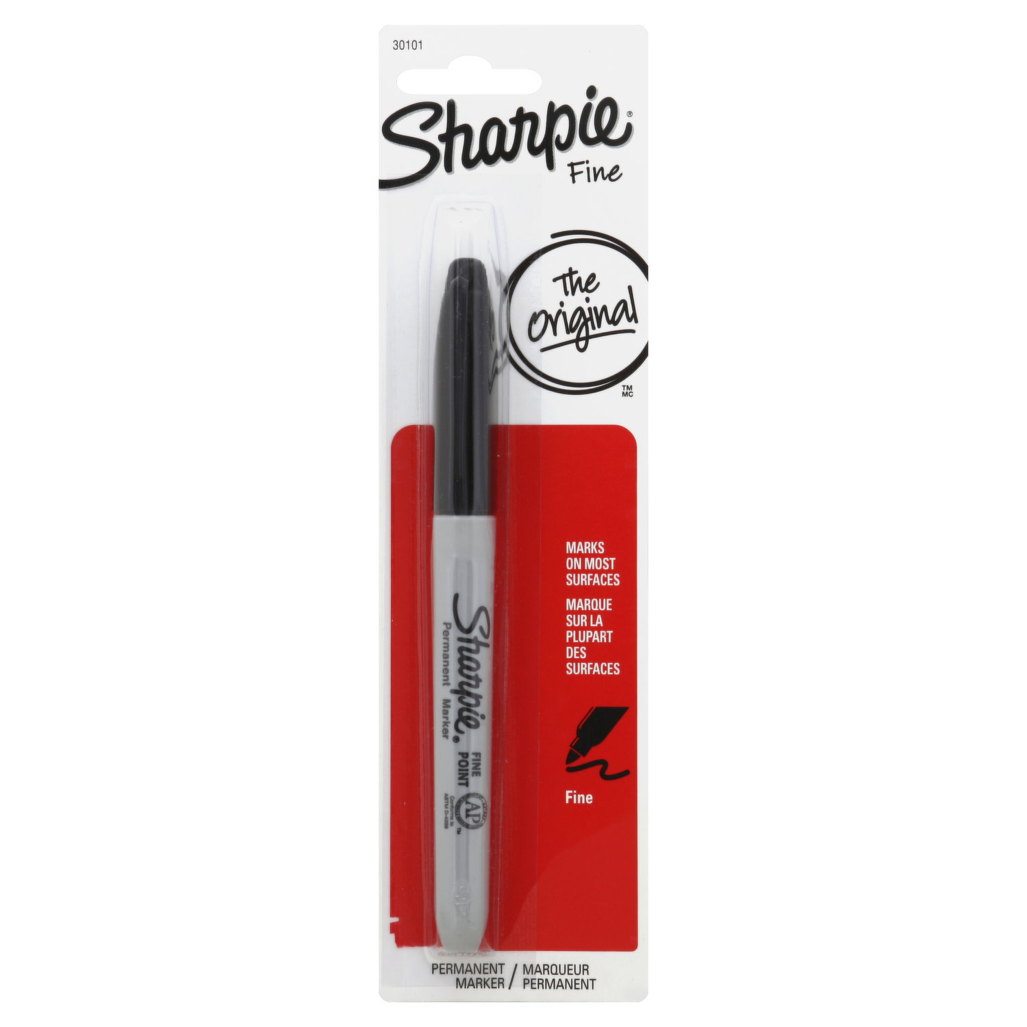 Sharpie Fine Point 2+1 Permanent Marker Black – SM Stationery