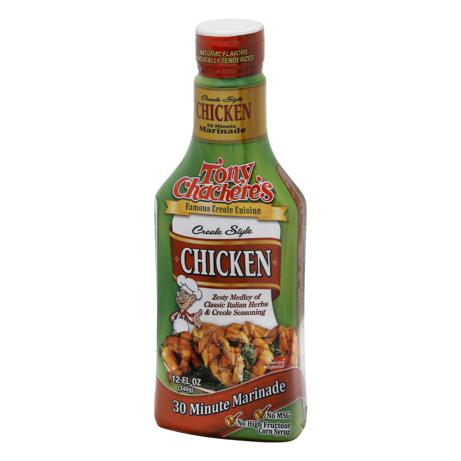 Tony Chachere's Injectable Marinade, Garlic & Herb, Roasted - 17 fl oz