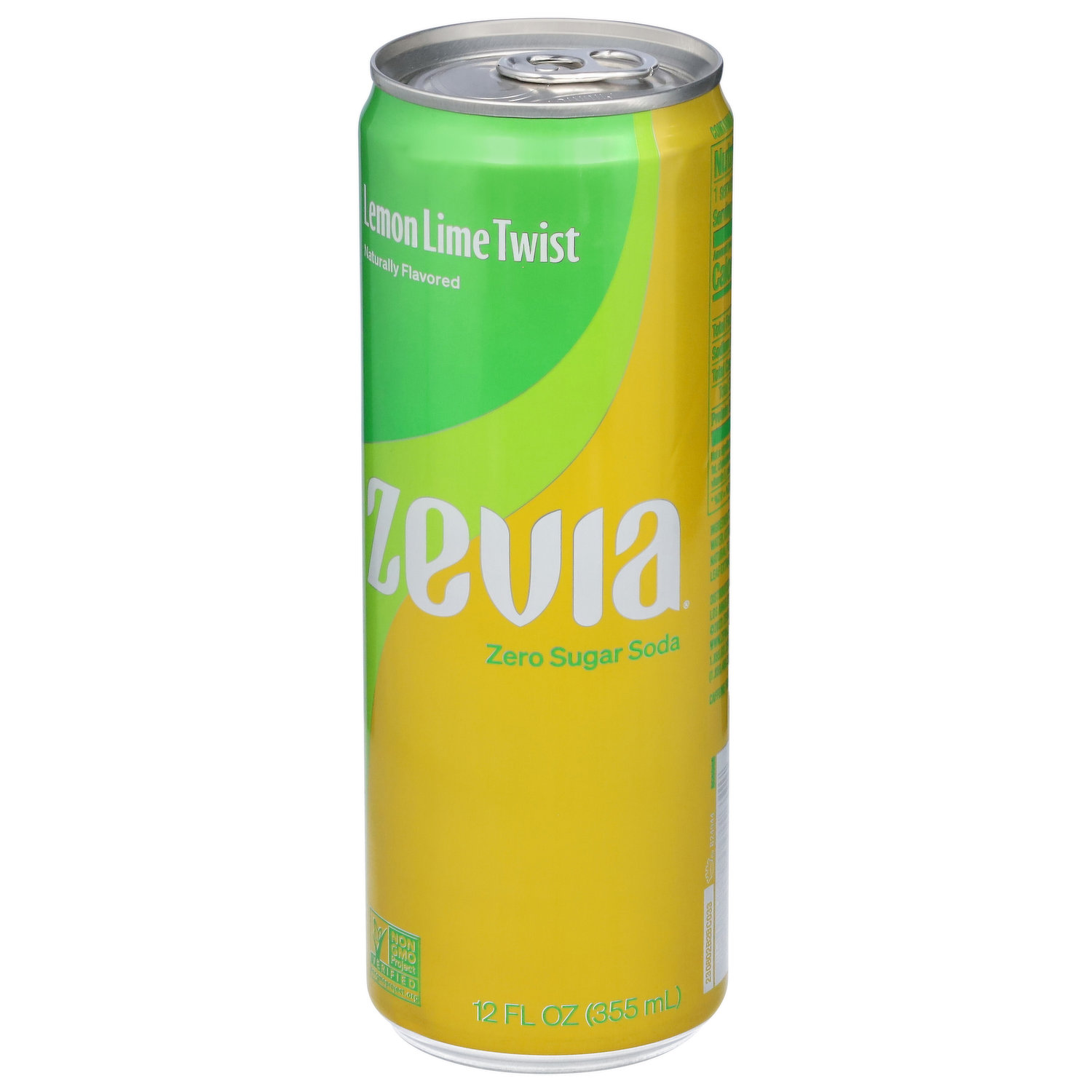 Zevia Soda, Zero Sugar, Lemon Lime Twist - Brookshire's