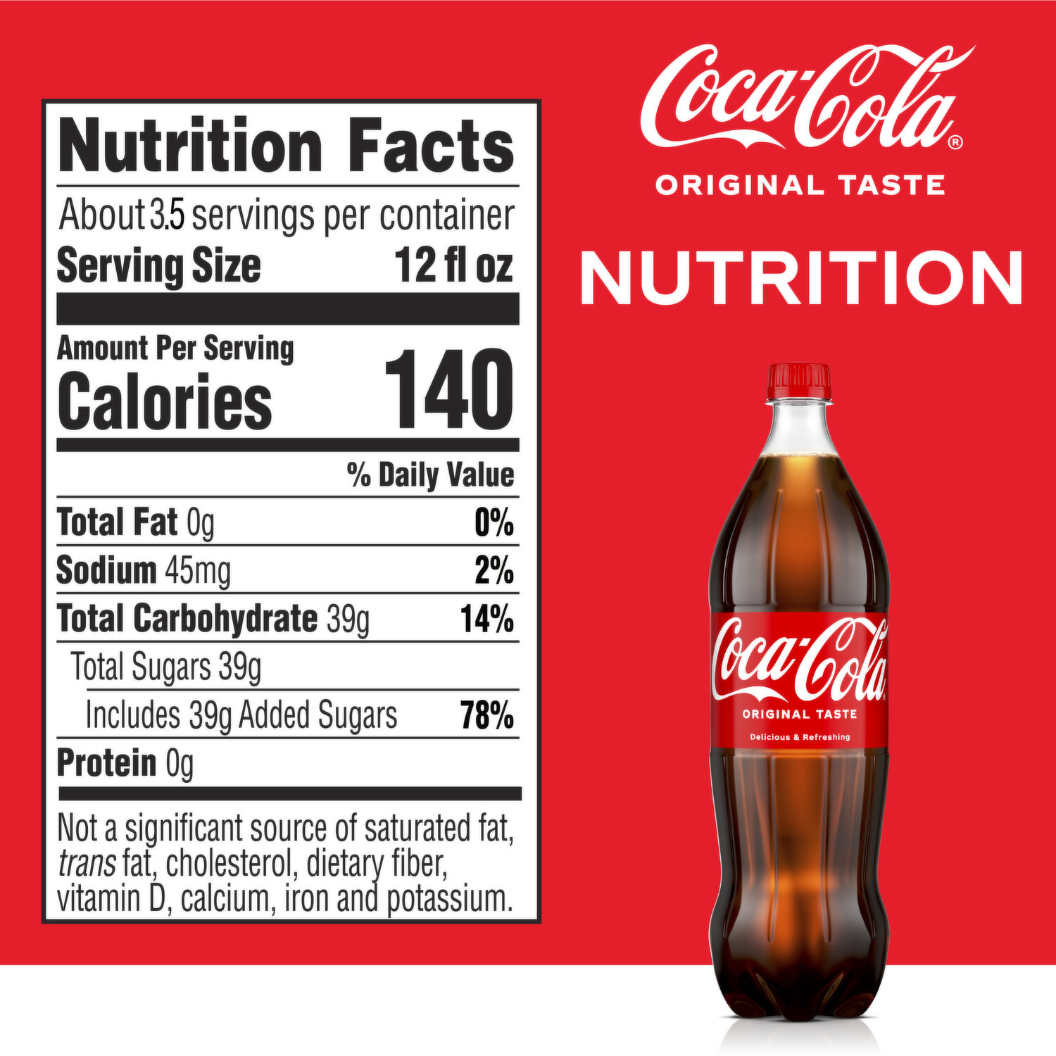 Original taste - Coca-Cola - 1.75 L ℮