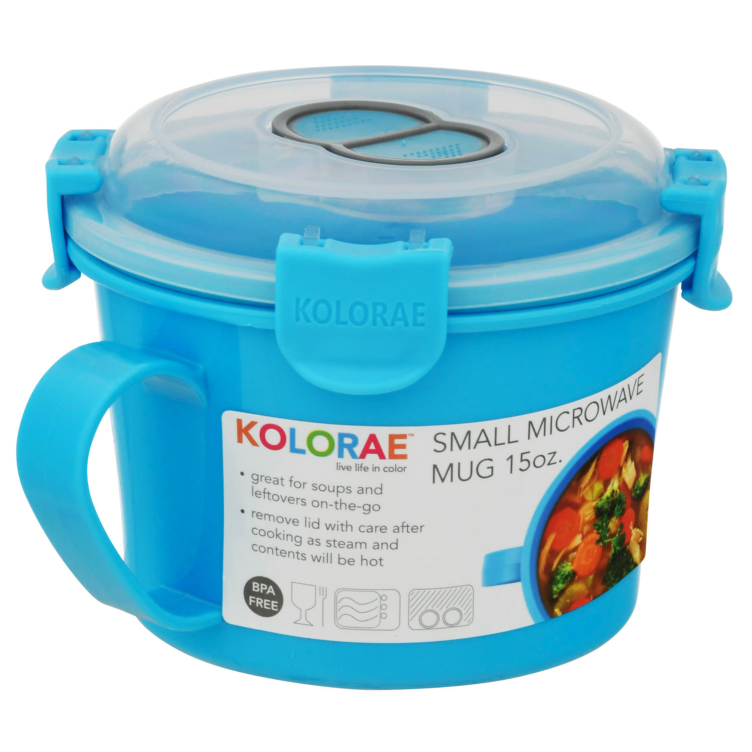 Kolorae Mug, Microwave, 15 Ounce, KOL-0655, Small