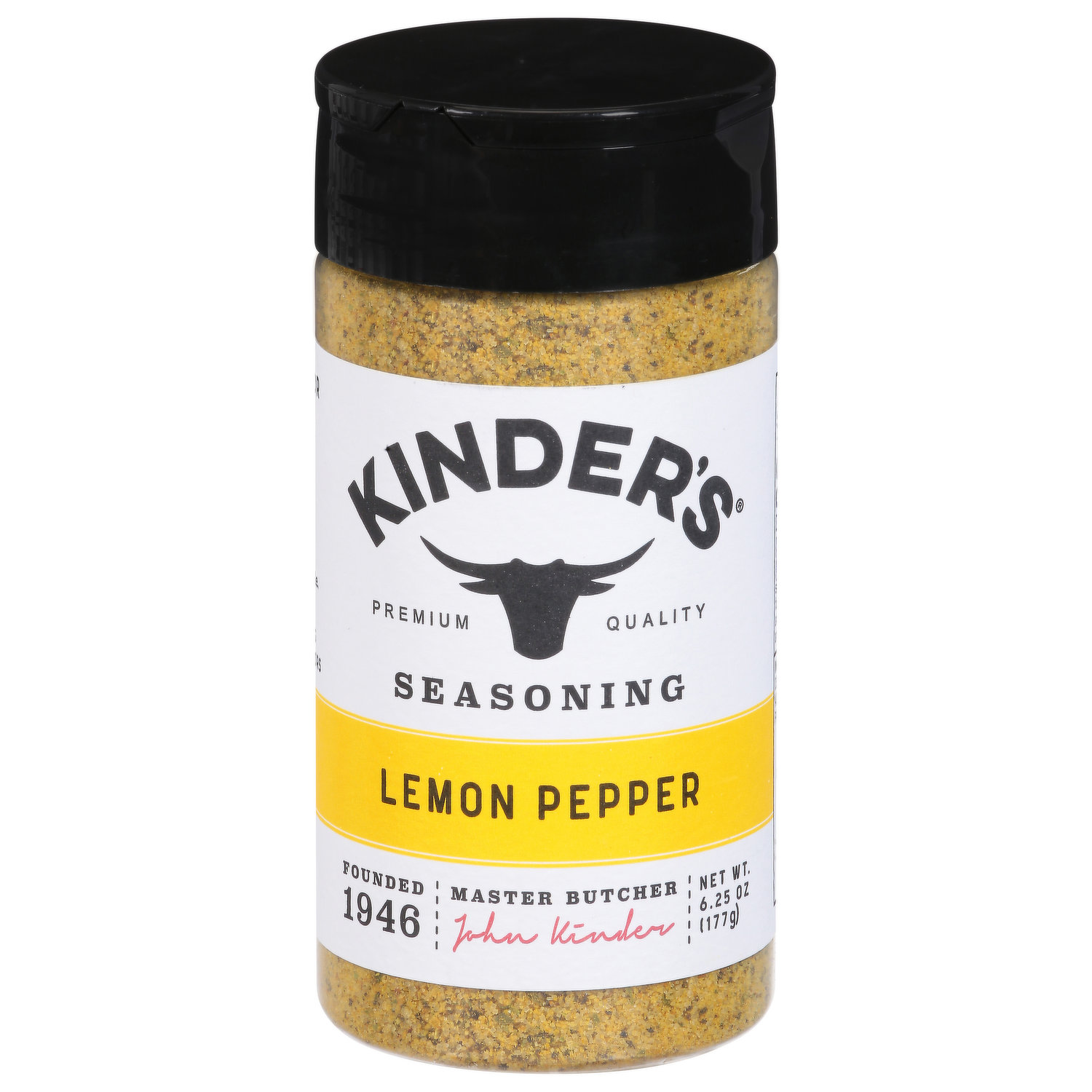 Organic Cracked Pepper & Lemon Seasoning - Kinders