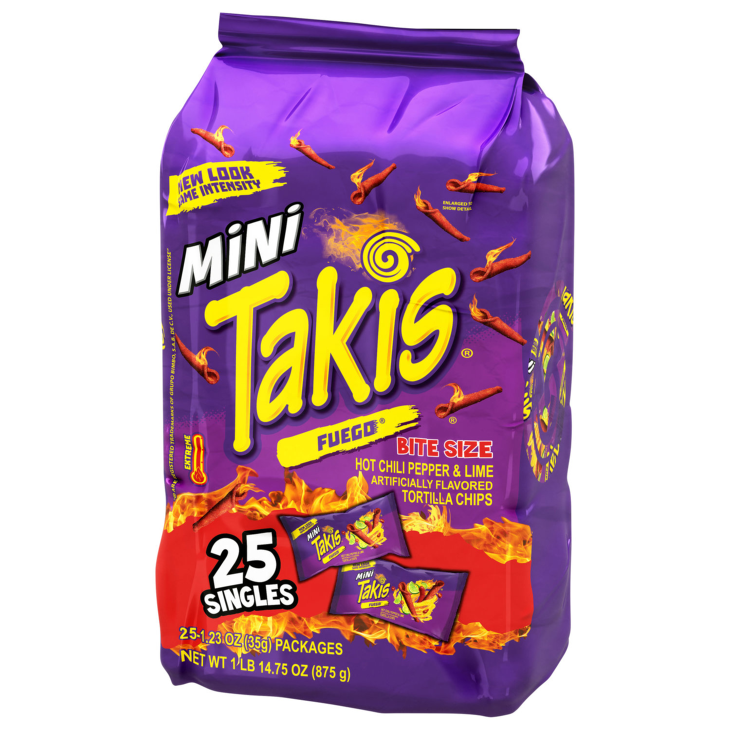 Takis Fuego Crisps 5.5 oz Sharing Size Can, Hot Chili Pepper & Lime Potato  Crisps