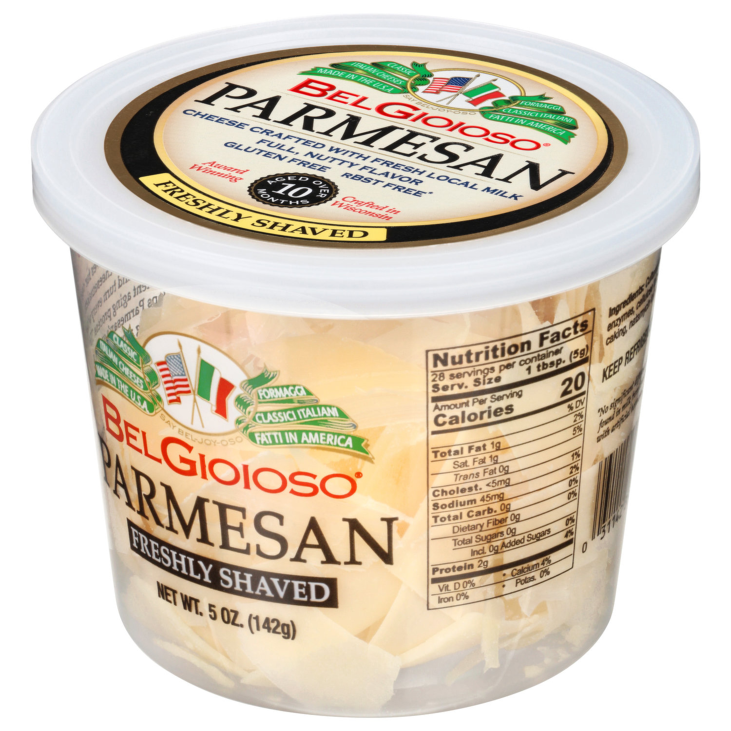 Shredded Four Cheeses (4 oz.) - BelGioioso