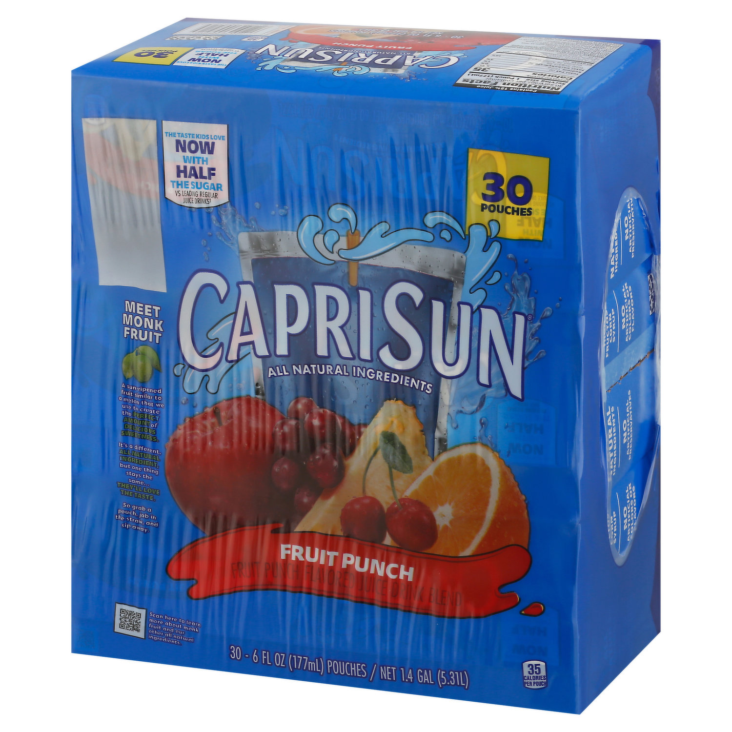 Save on Capri Sun Juice Drink Pouches Tropical Punch All Natural - 10 pk  Order Online Delivery