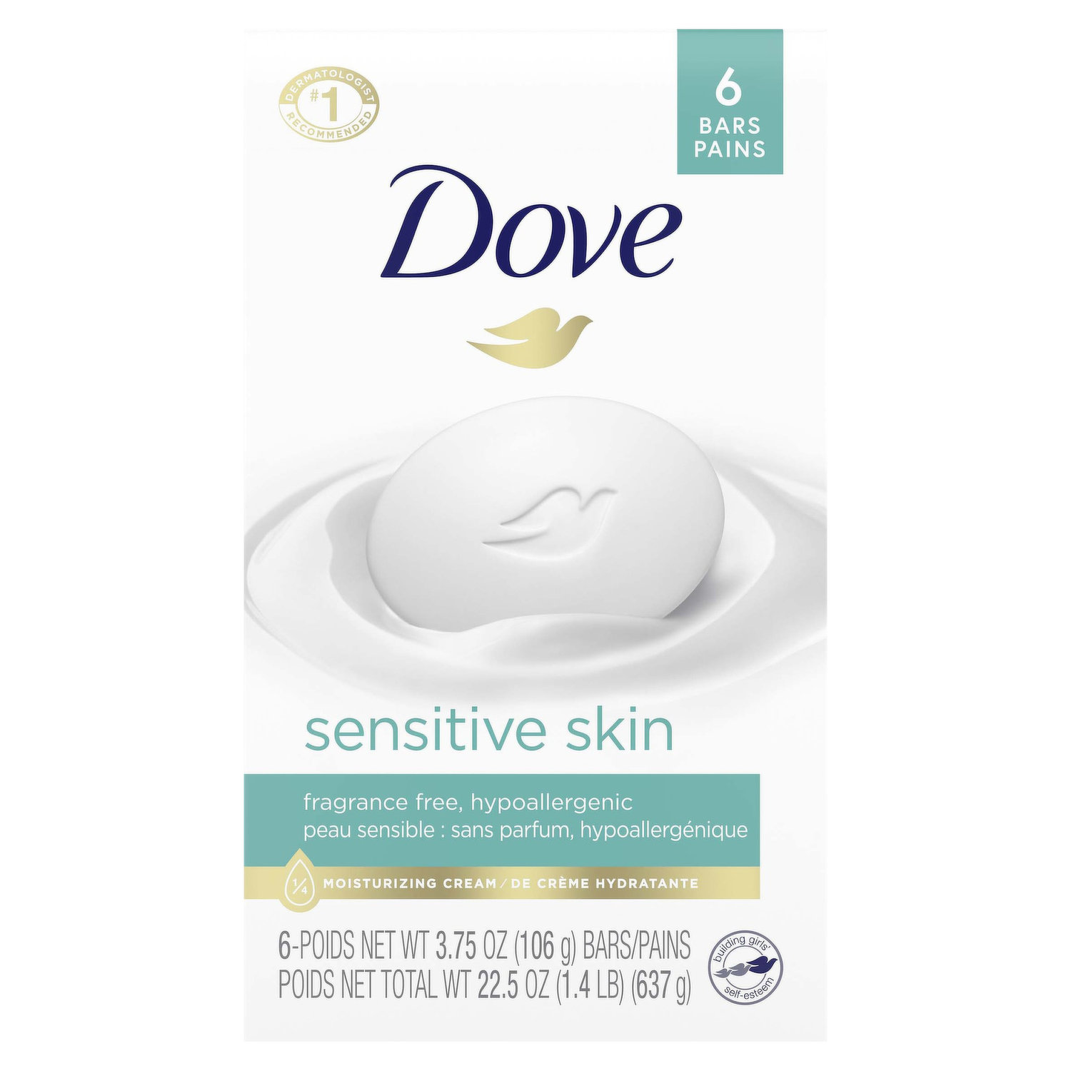 Dove Men+Care Body and Face Bar, Deep Clean, Classic Scent - 8 pack, 4 oz bars