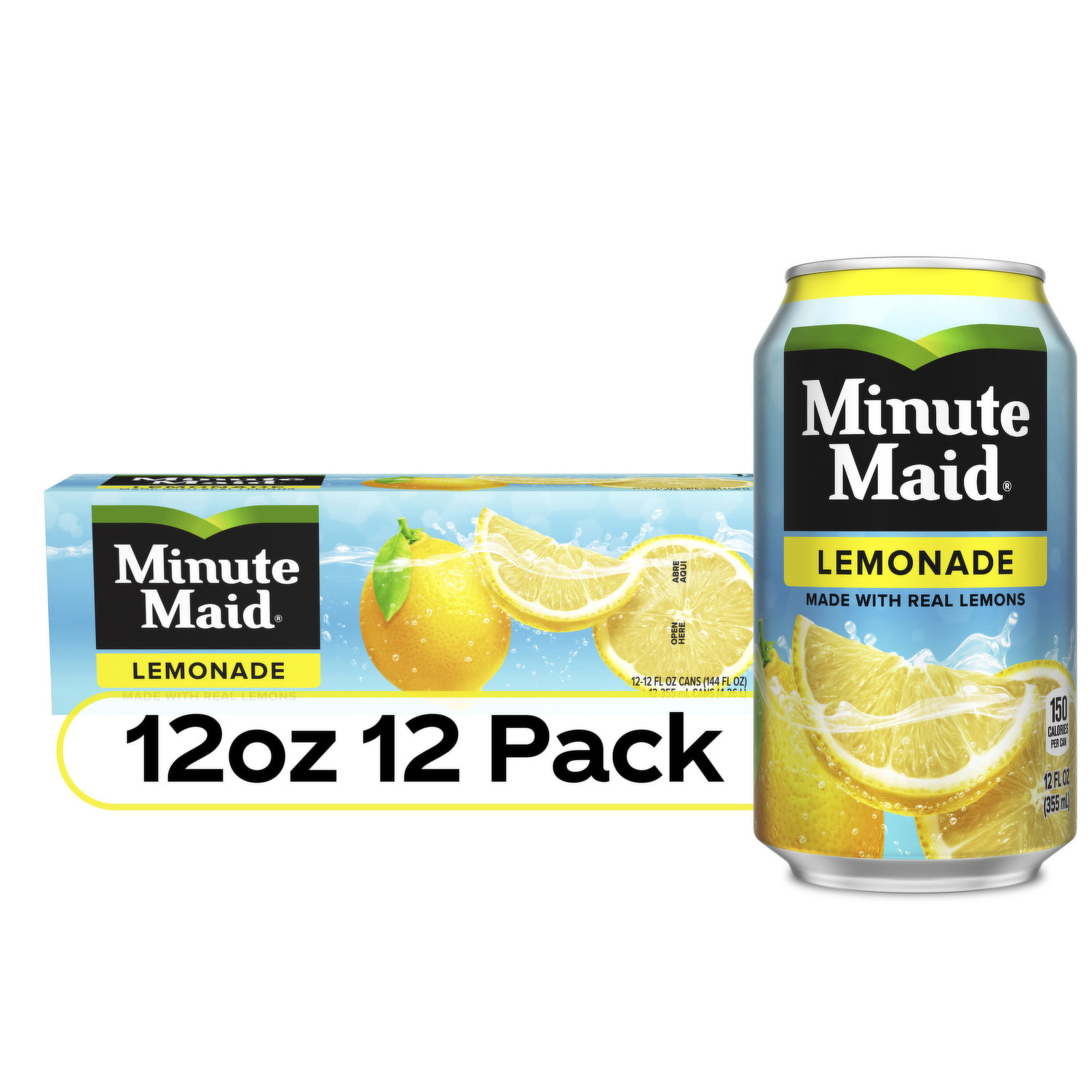 Étiquette de limonade Minute Maid