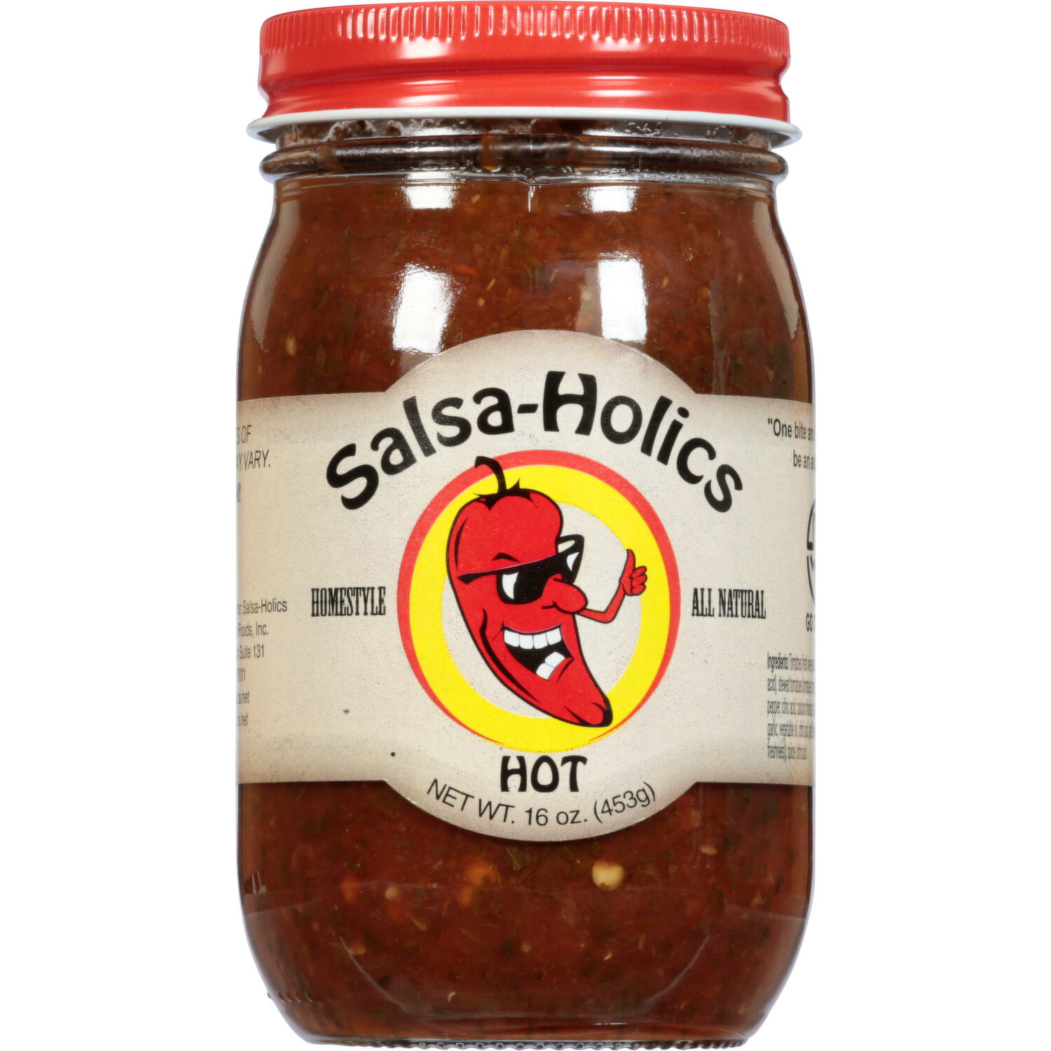 Salsa-Holics Salsa, Homestyle, Hot - Brookshire's