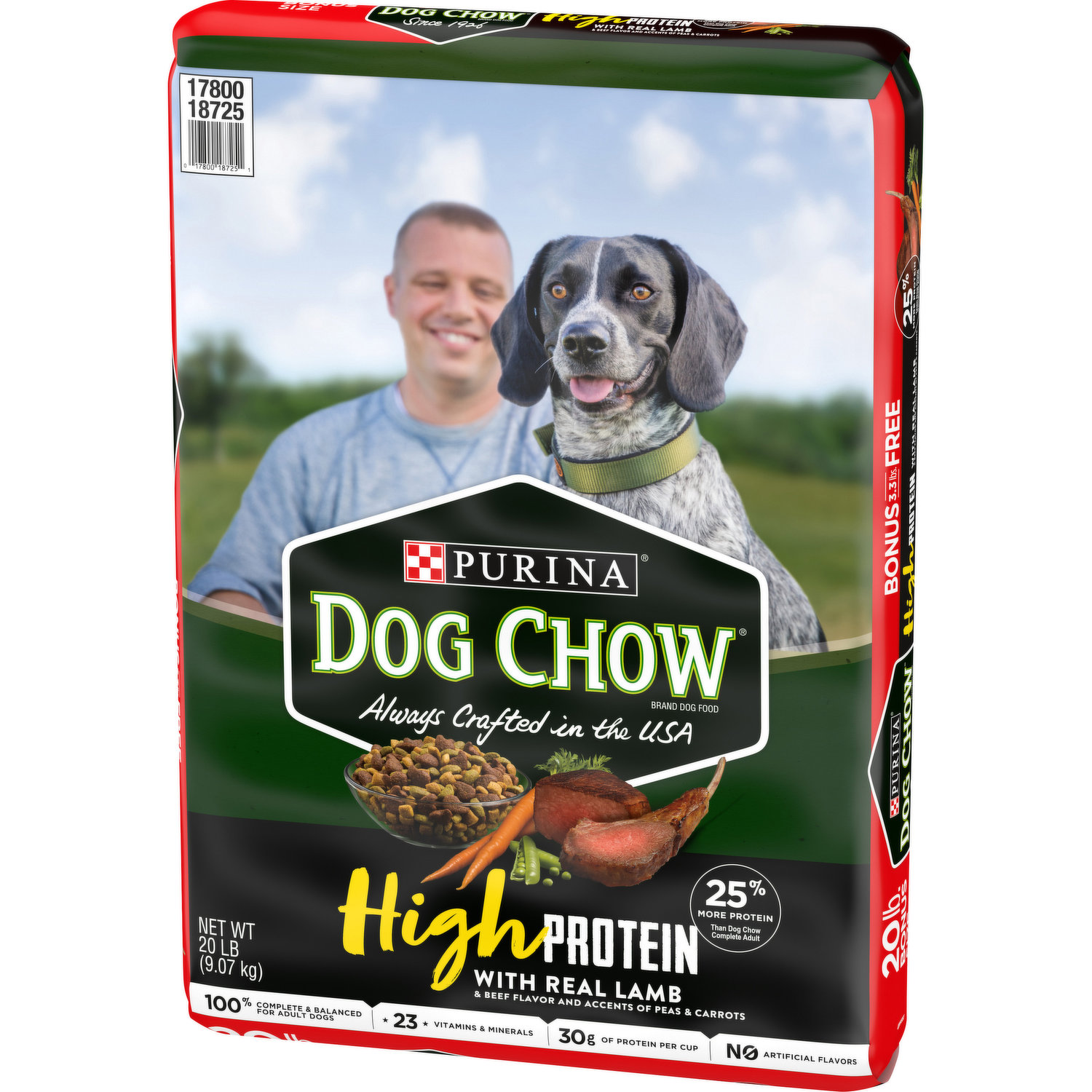 High protein shop dry dog food