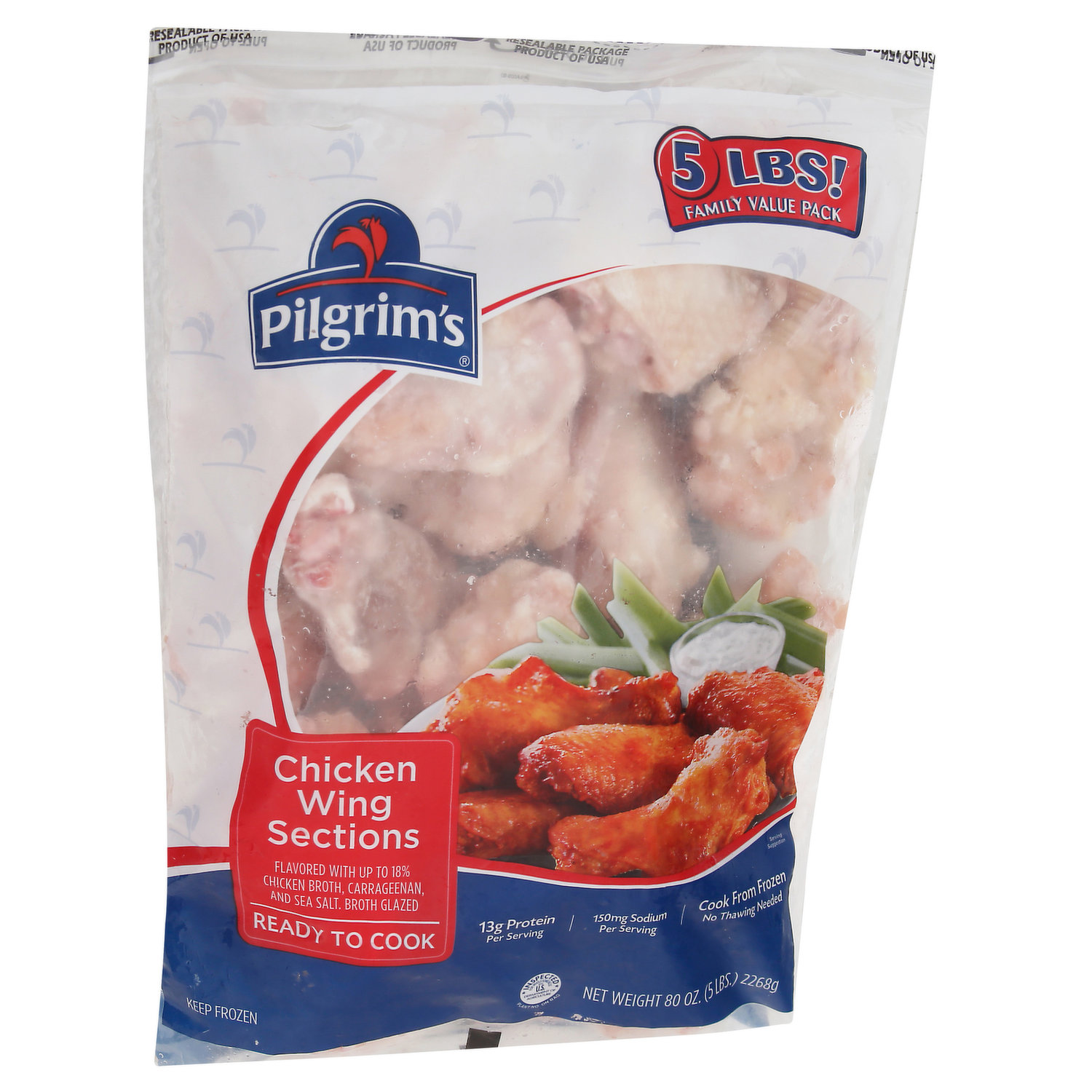 Pilgrim's Chicken Wing Sections, Family Value Pack - FRESH by Brookshire's