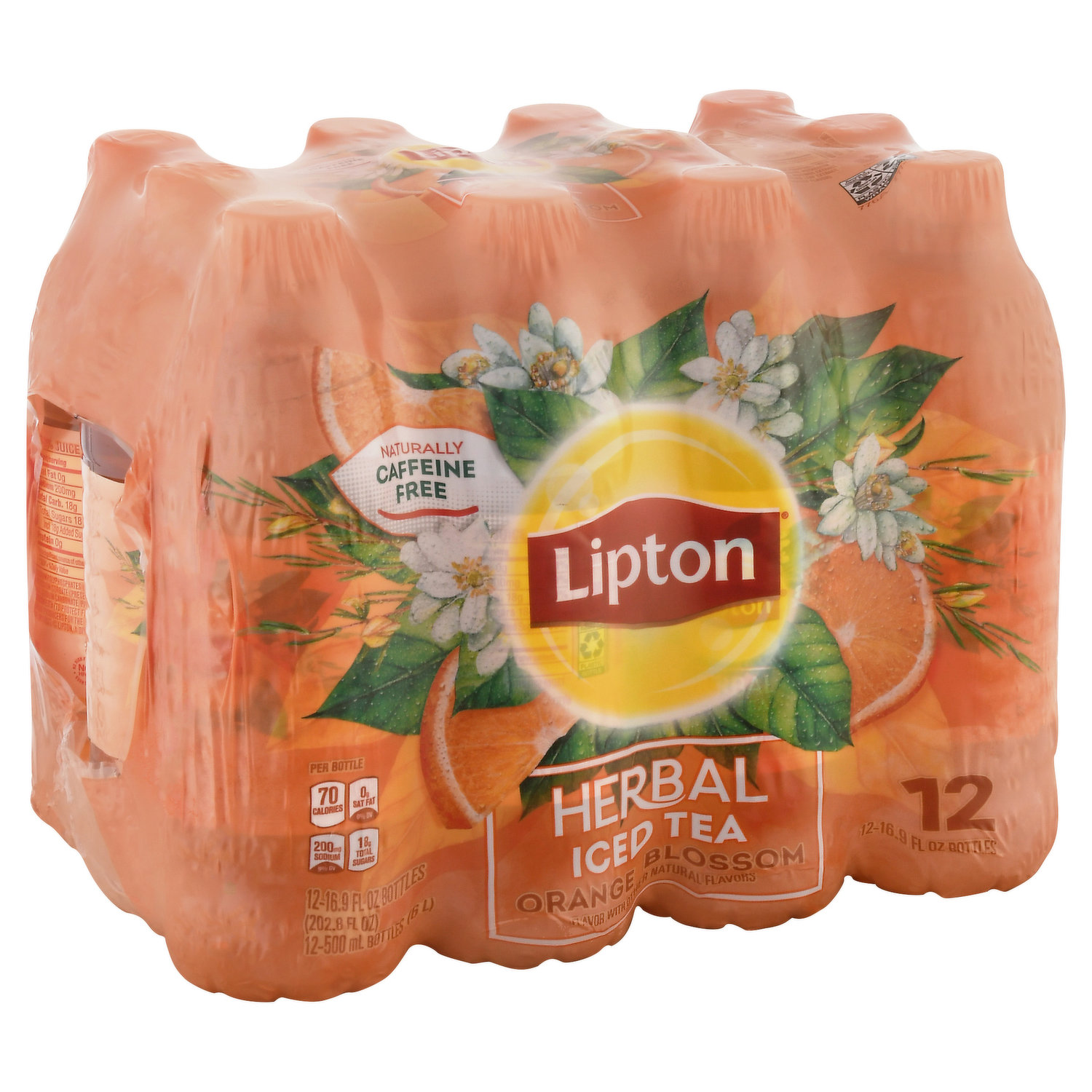 Lipton Orange Blossom Herbal Iced Tea 12 - 16.9 fl oz Bottles — Gong's  Market