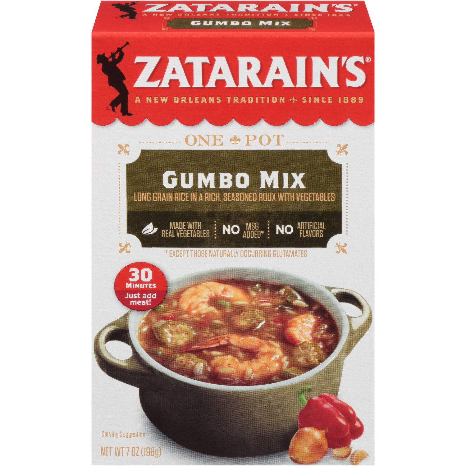 Zatarain's Frozen Meal - Gumbo - Sausage & Chicken, 12 oz 12 oz