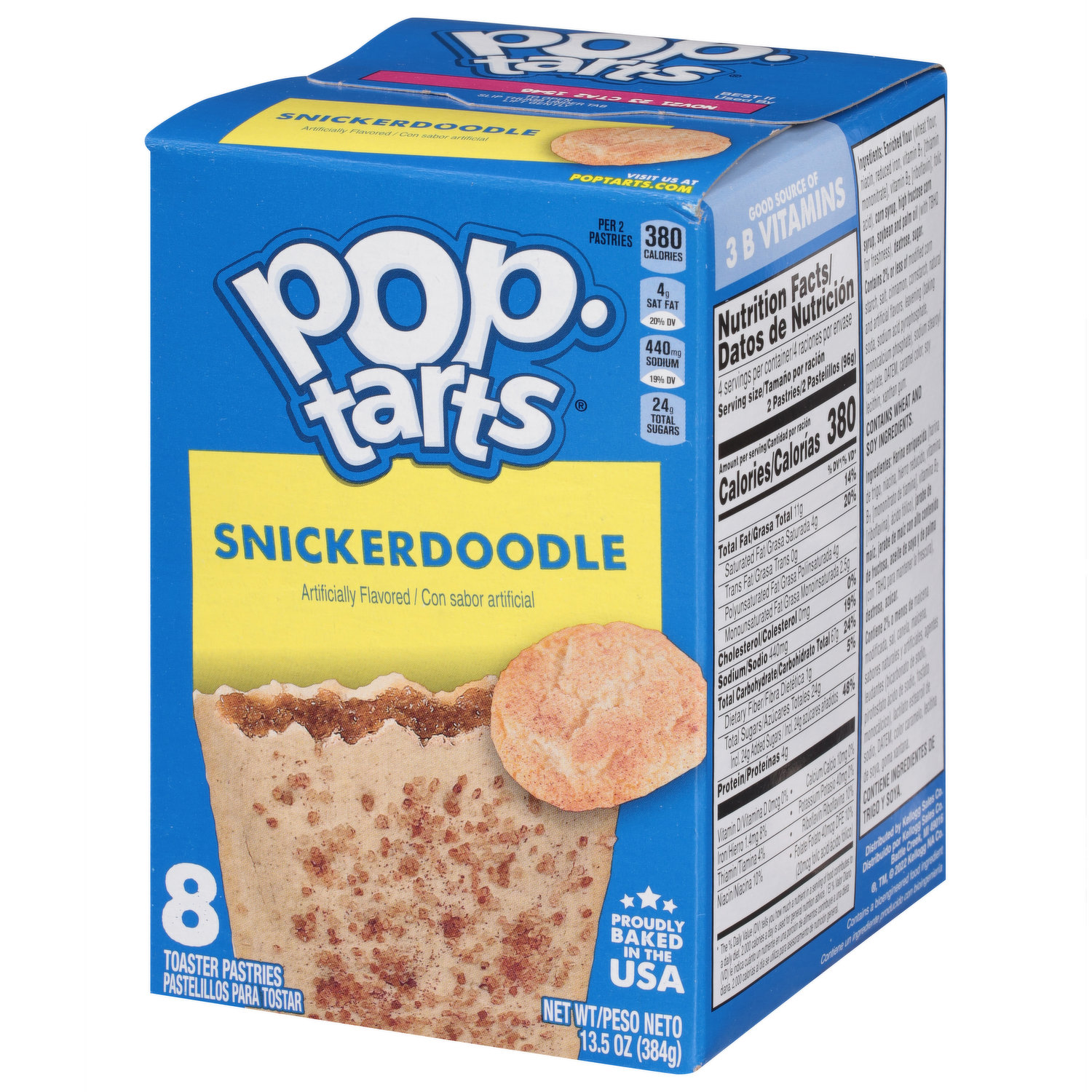 NEW Pop Tarts Toaster Pastries Snickerdoodle Flavor 16 Count