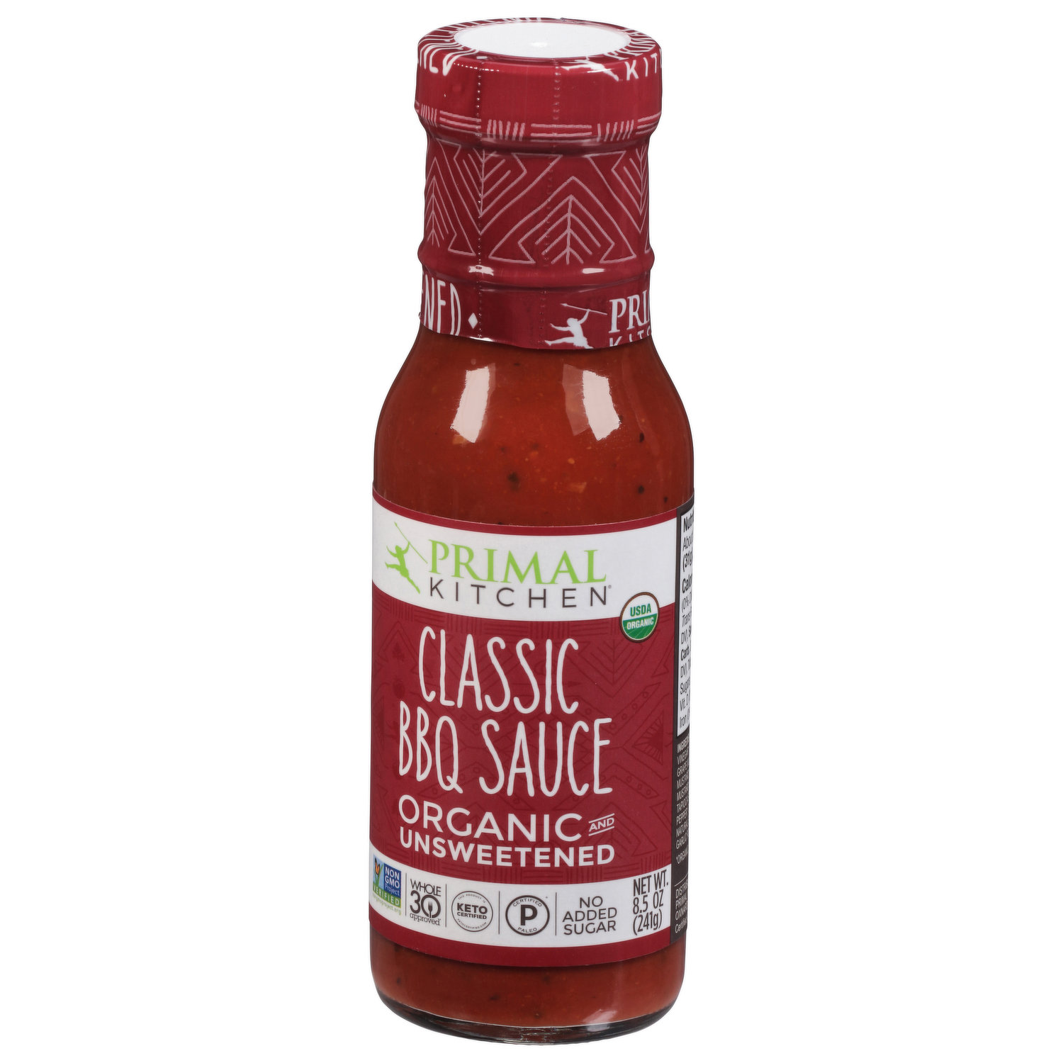 Primal Kitchen BBQ Sauce, Organic & Unsweetened, Classic - 8.5 oz