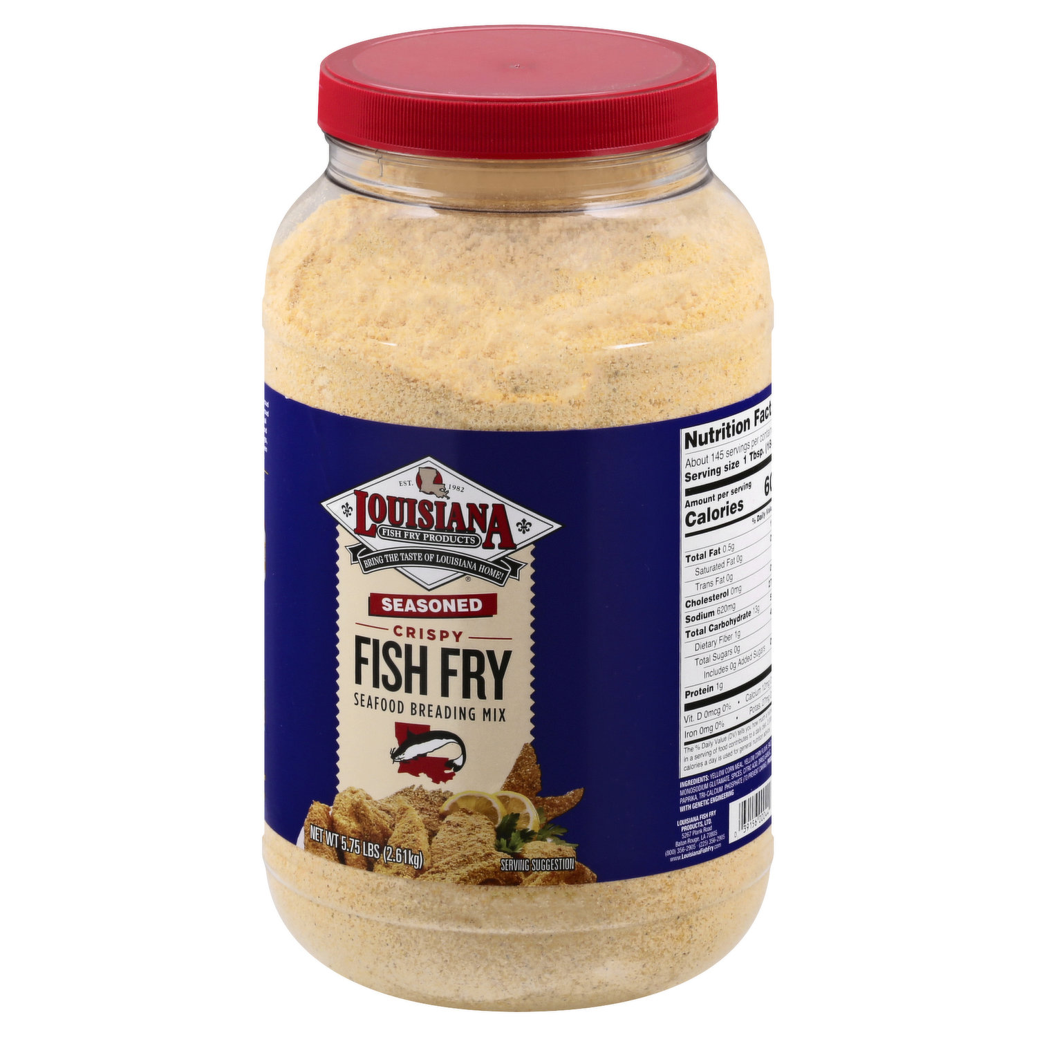 Louisiana Fish Fry Products Batter Mix, Chicken, Seasoned, Spicy Recipe - 22 oz