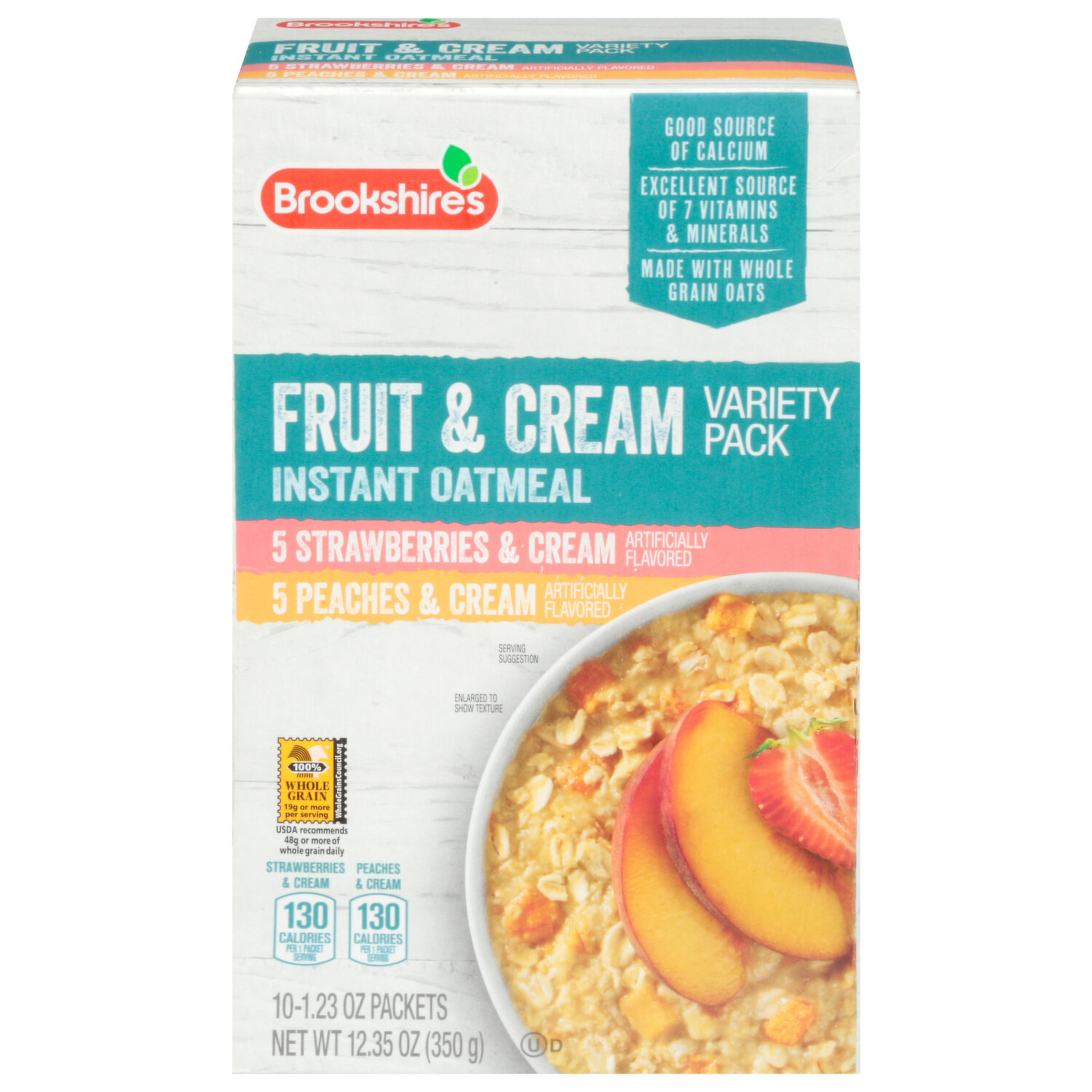 Cream of Wheat Instant Hot Cereal, Bananas & Cream - 10 pack, 1.23 oz pouches