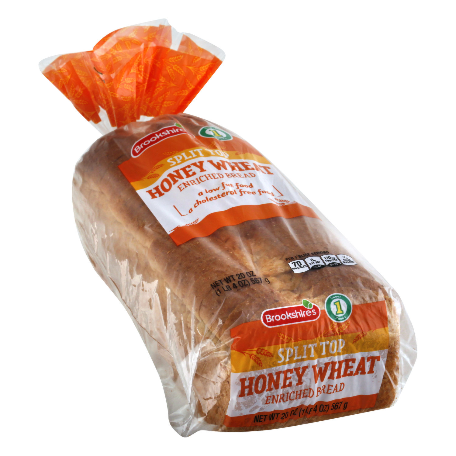 H-E-B Split Top Honey Wheat Enriched Bread