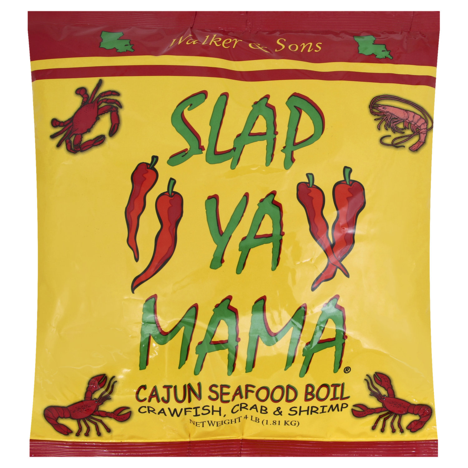 Slap Ya Mama Cajun Seasoning from Louisiana, Low Sodium Blend, No MSG and Kosher