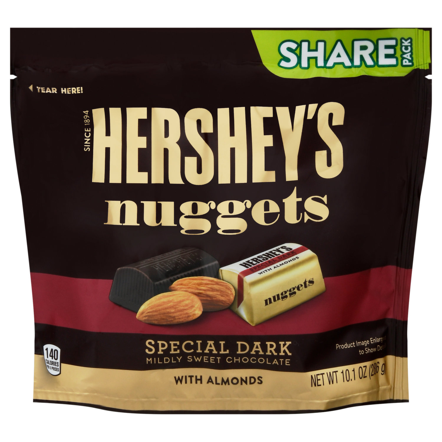 Hershey's Chocolate, Special Dark, Mildly Sweet, Full Size - 6 pack, 1.45 oz bars