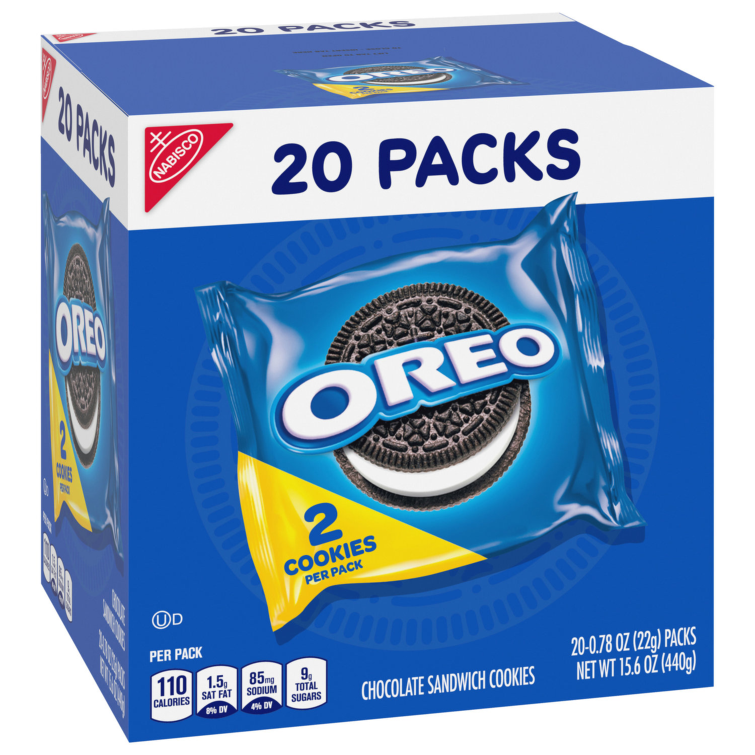 OREO Golden Sandwich Cookies, Party Size, 25.5 oz 