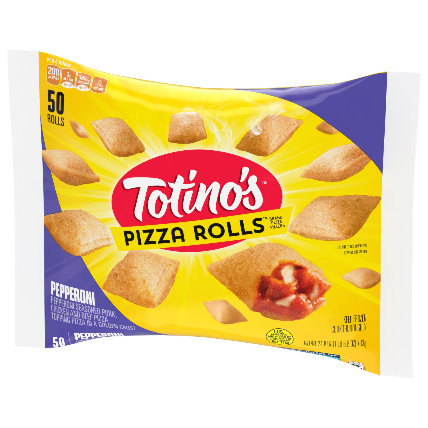 Totino's Pizza Rolls, Pepperoni - FRESH by Brookshire's