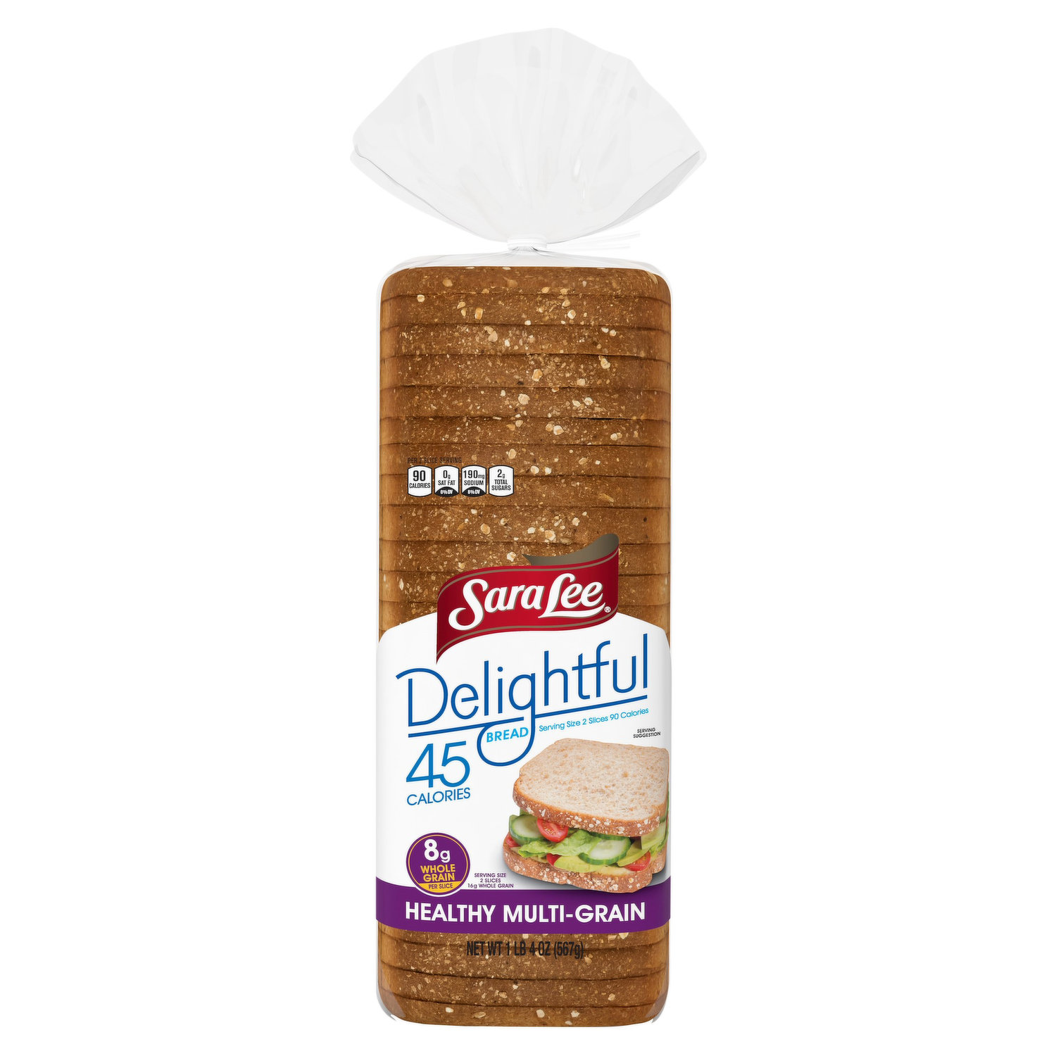 Sara Lee Honey Wheat Sandwich Bread, 20 Oz Loaf of Honey Wheat Bread 