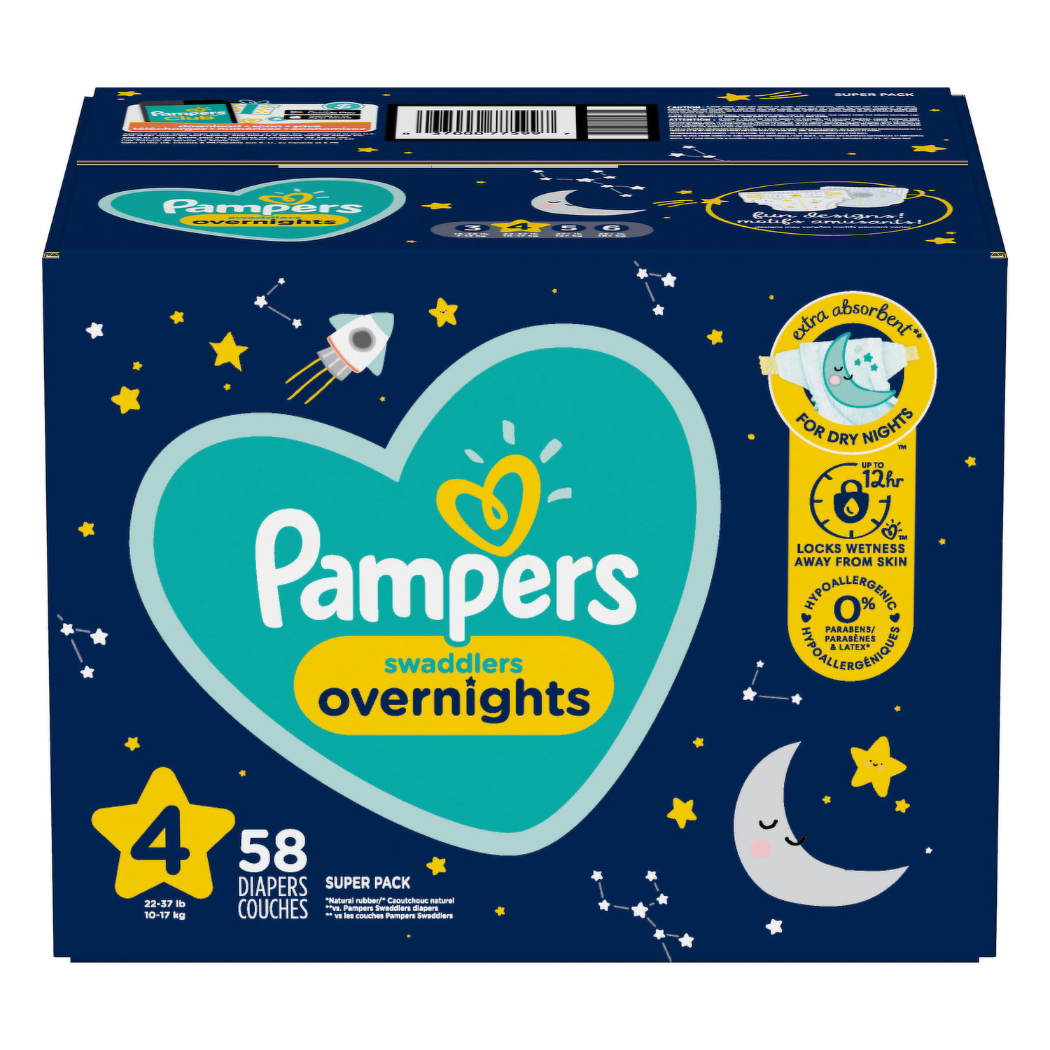 Pampers Diapers, Sesame Street, Size 4 (22-37 lb), Jumbo Pack - FRESH by  Brookshire's