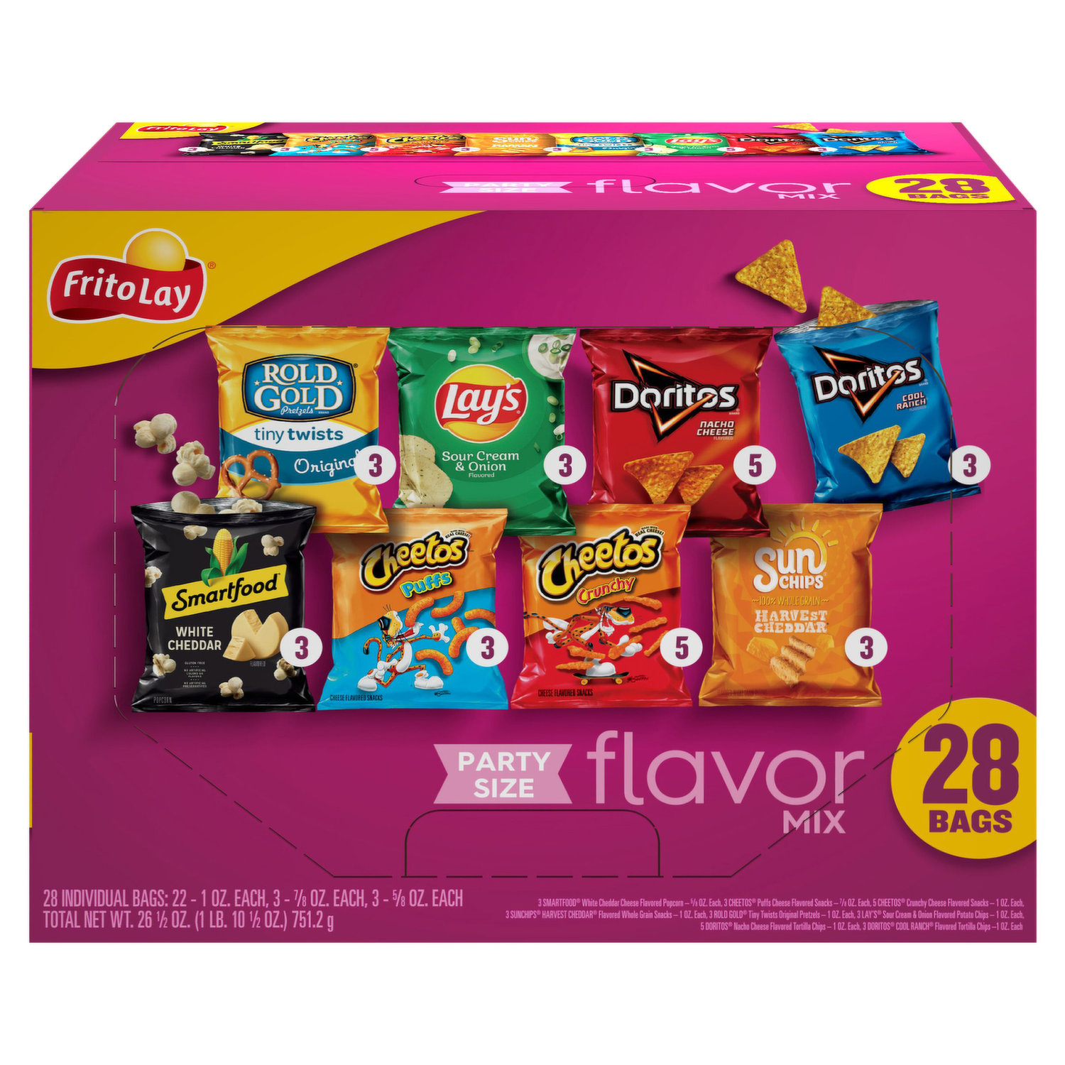 Frito Lay Flavor Mix, Party Size