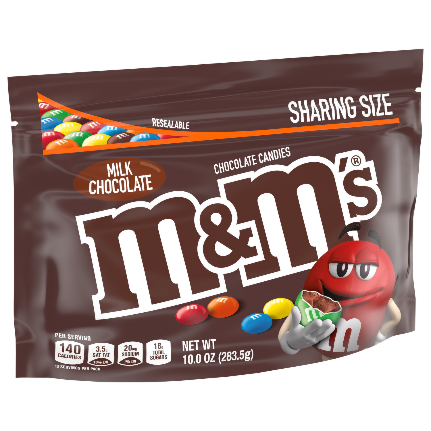 M&M'S Peanut Milk Chocolate Candy Sharing Size - 3.27 Oz - Vons