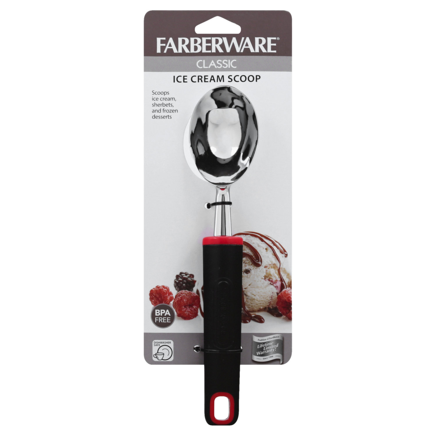 Farberware Basic Black Ice Cream Scoop