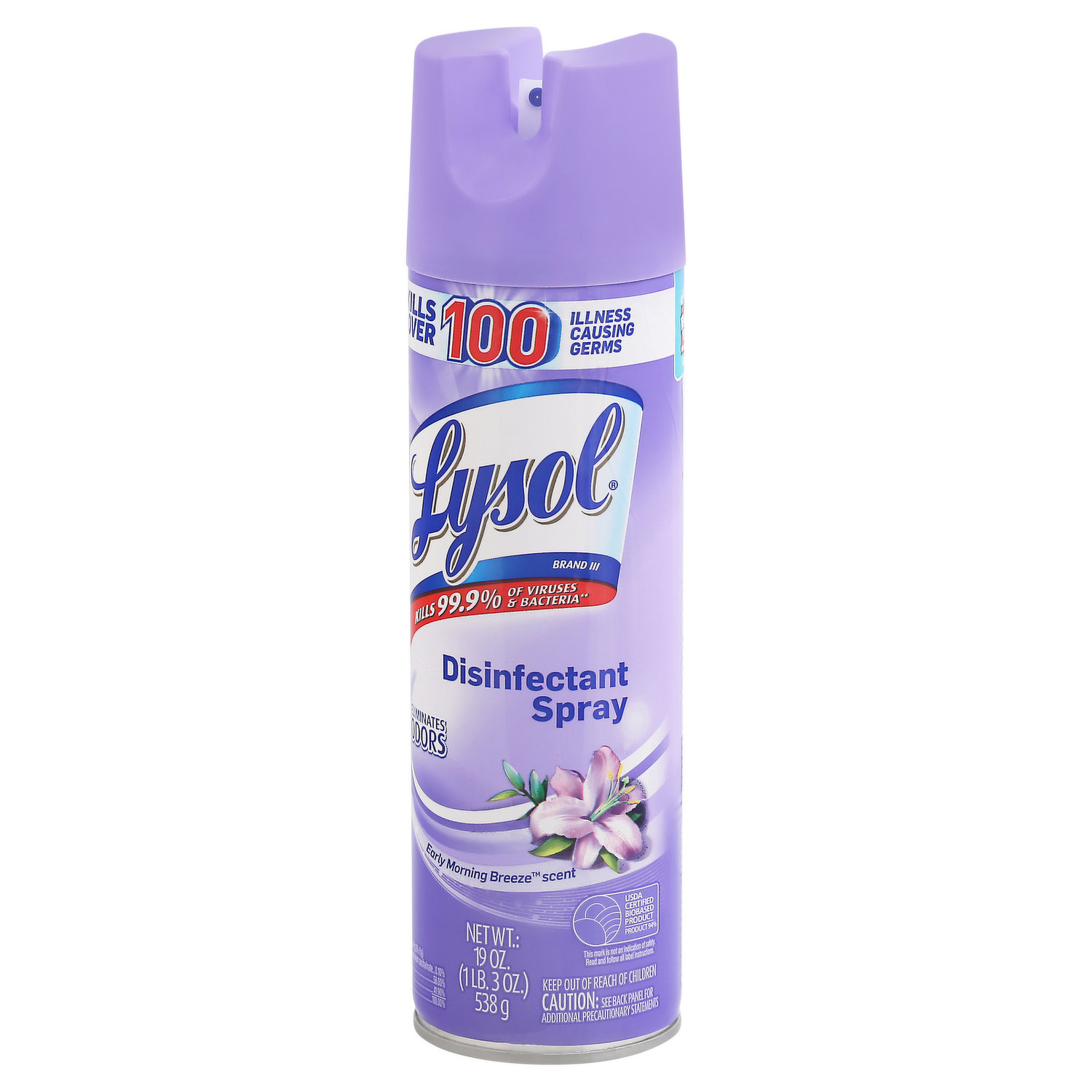 Lysol Disinfectant Spray, Early Morning Breeze Scent