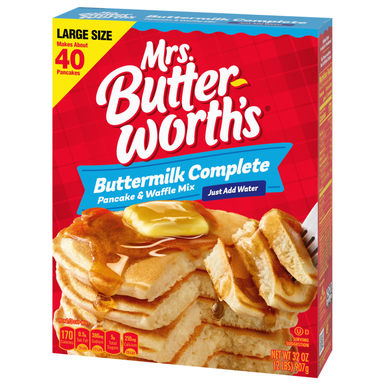 Mrs. Butterworth's Pancake & Waffle Mix, Buttermilk Complete